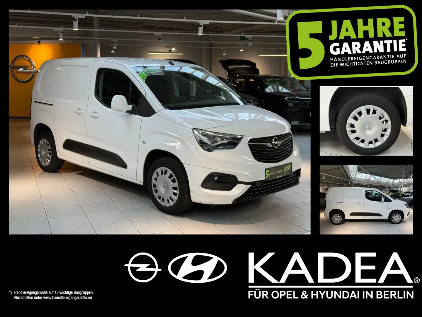 Opel Combo E Cargo 1.2 L1H1 Kamera,PDC,Sitzhzg,Keyless Weiß - 1