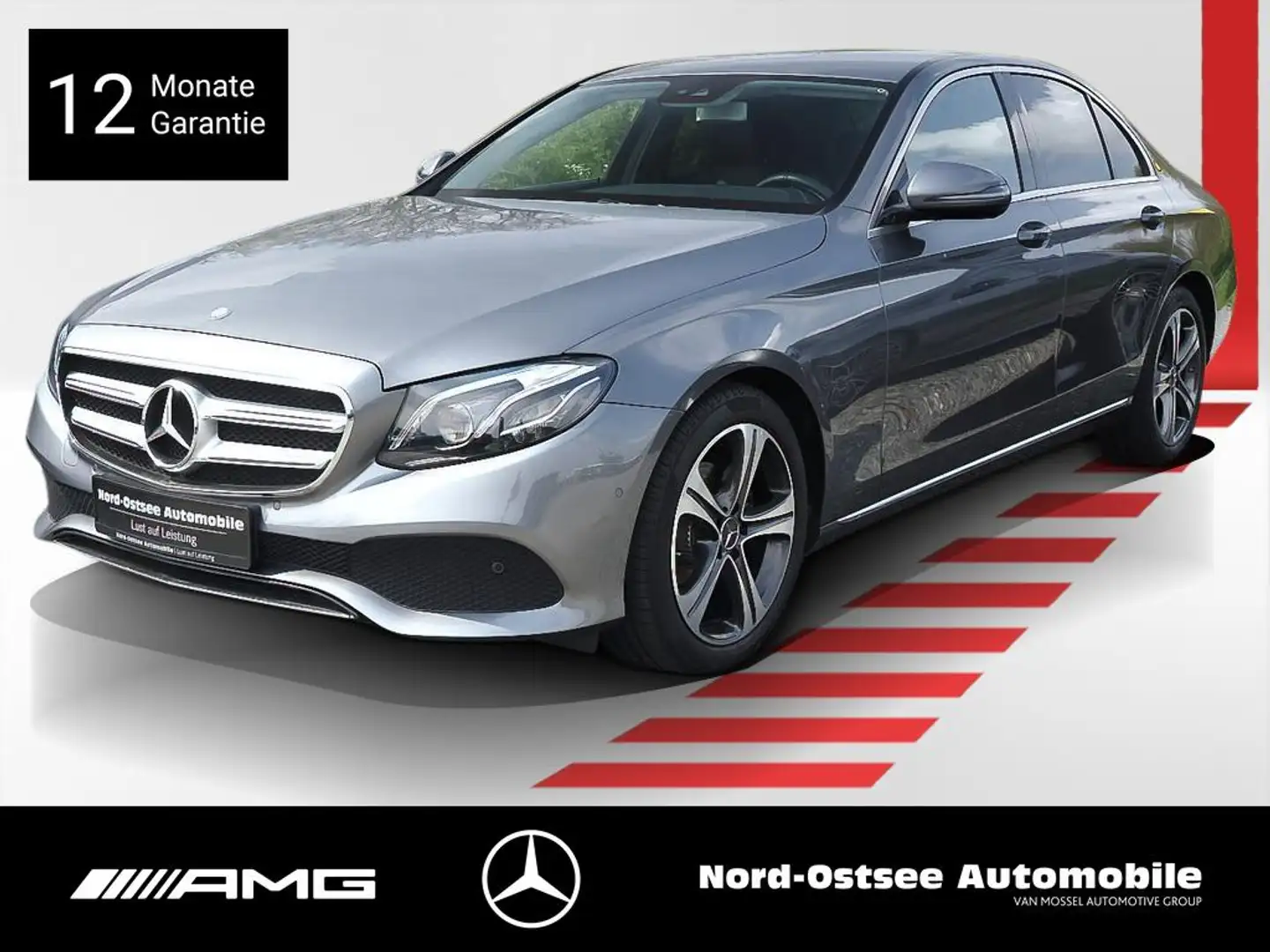 Mercedes-Benz E 200 Avantgarde NAVI KAMERA TOTWINKEL LED SHZ Gris - 1