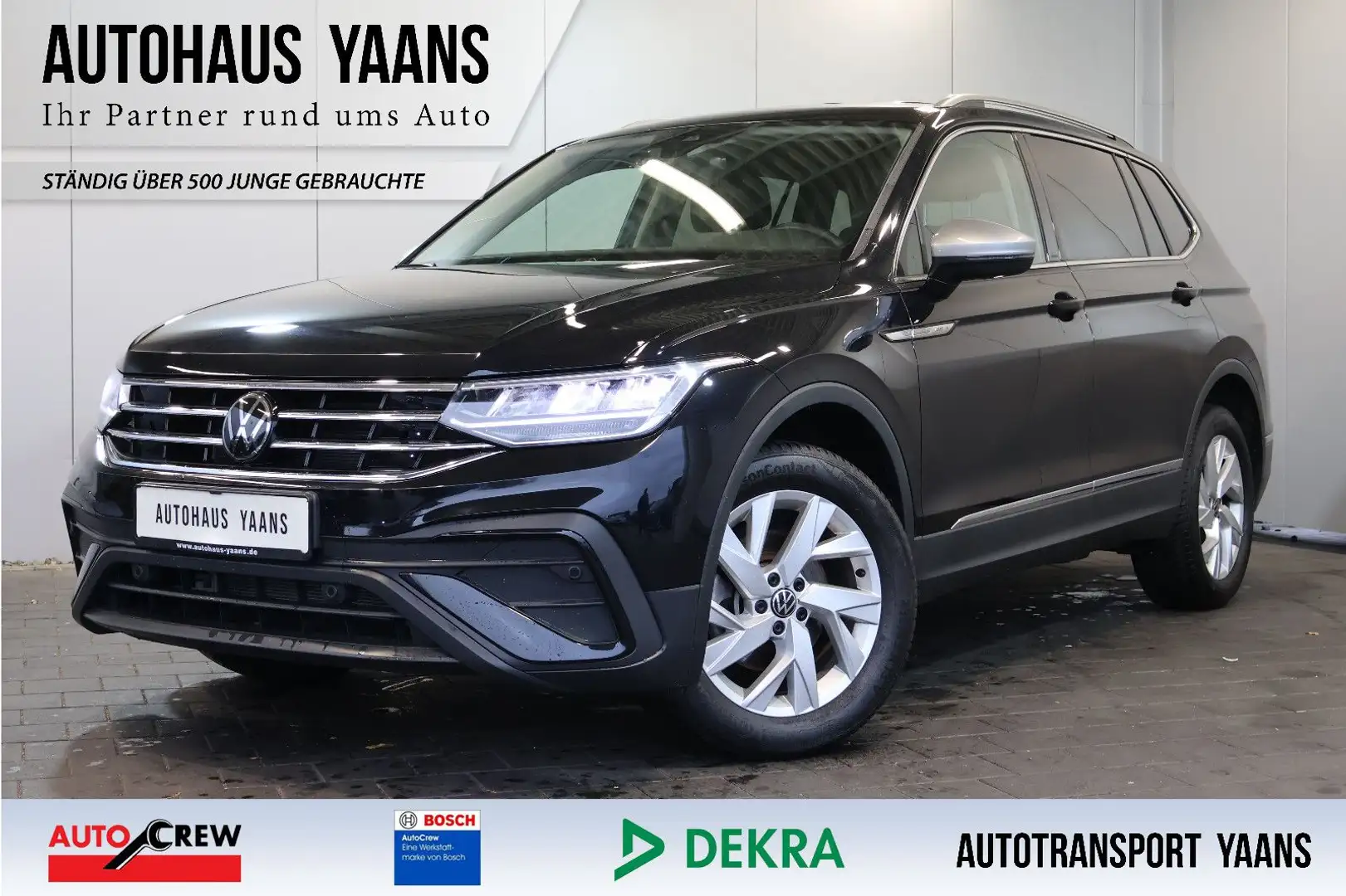 Volkswagen Tiguan Allspace 1.5 TSI Life AID+ACC+AHK+7 SITZE Negro - 1