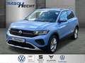 Volkswagen T-Cross Life 1.0 TSI*LED*SHZ*ACC* Blauw - thumbnail 1