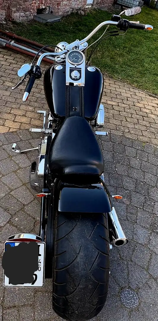 Harley-Davidson Fat Boy Harley Davidson FLSTF Vivid Black Nero - 1