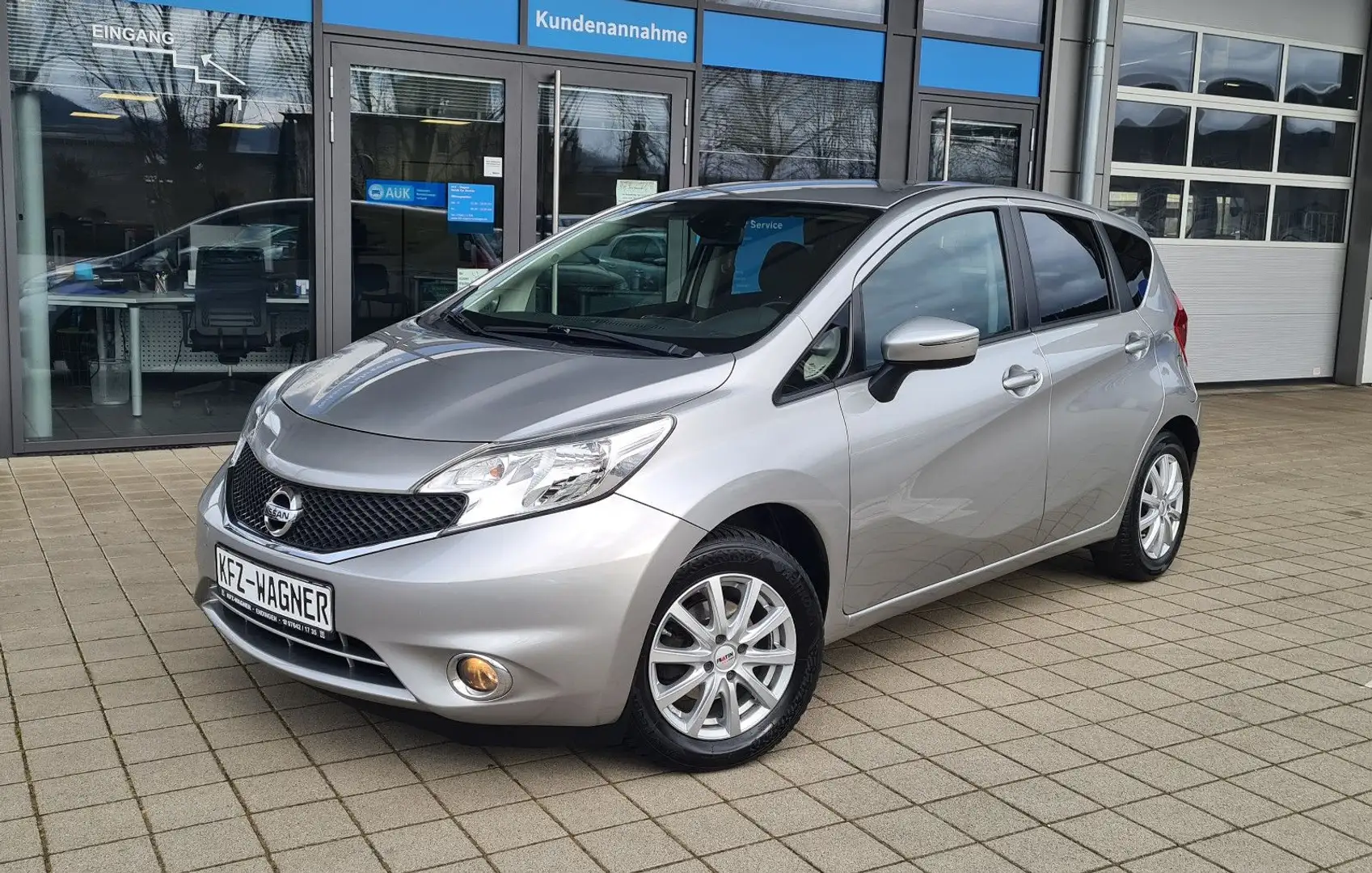 Nissan Note Visia 1.5D NAVI 1.HAND DAB PDC Argent - 1