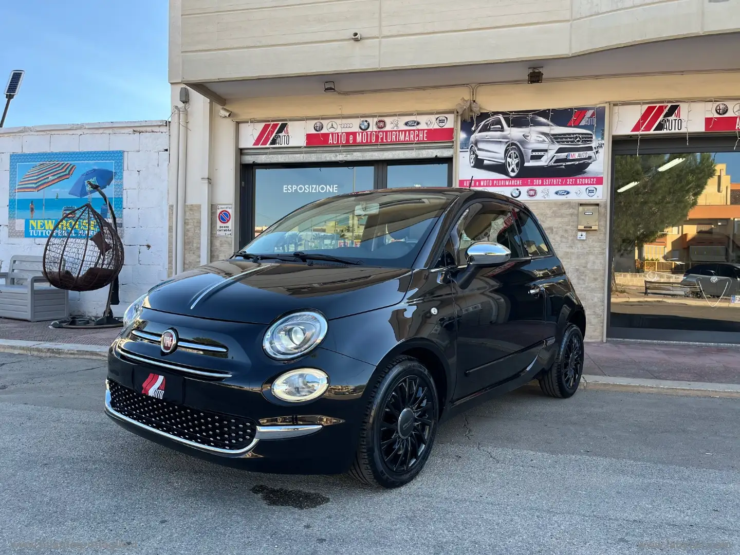 Fiat 500 1.2 EasyPower Lounge Nero - 1
