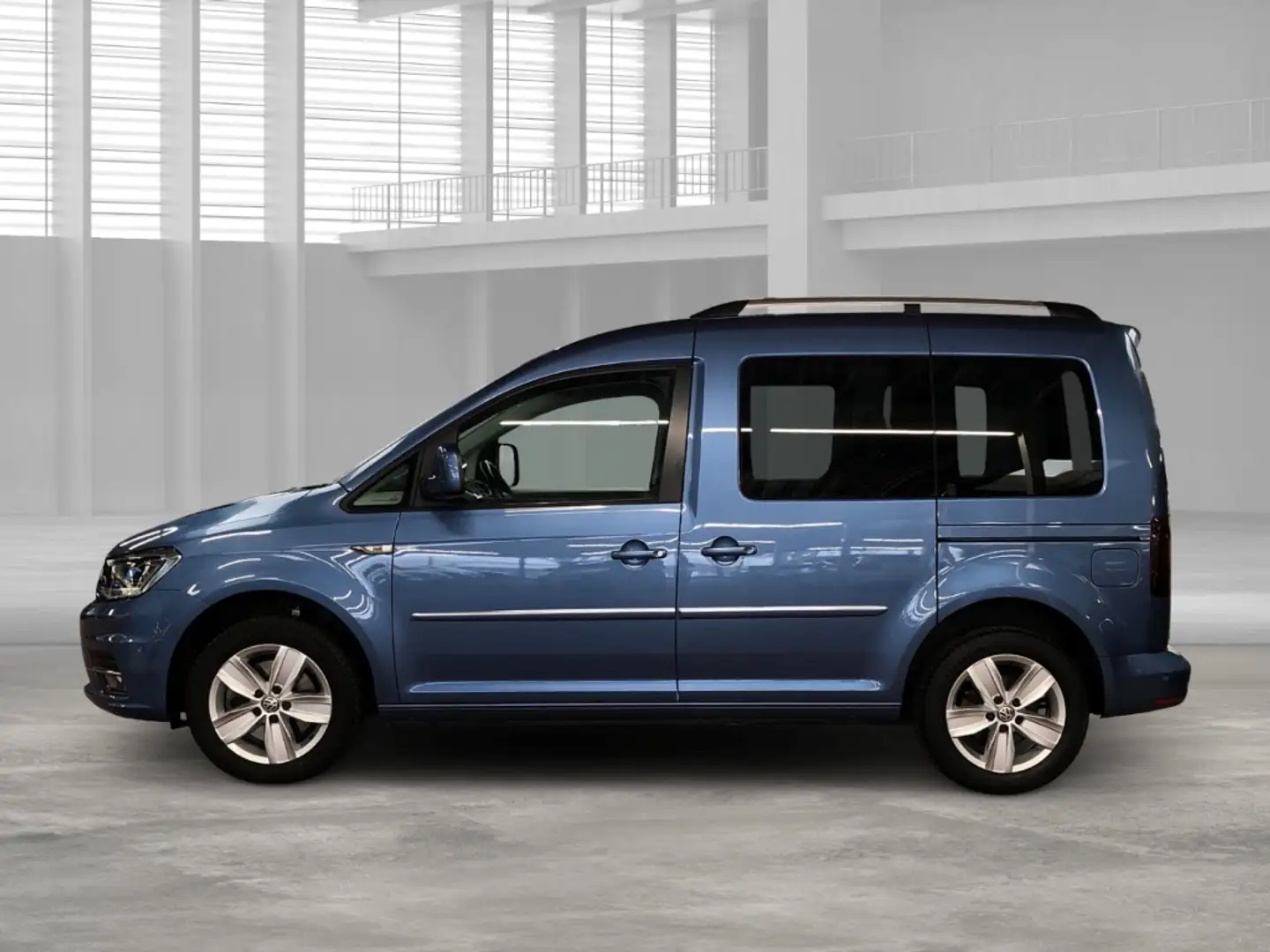 Volkswagen Caddy PKW BMT Highline 1.4 TSI DSG AHK-abnehmbar Navi Bi Bleu - 2