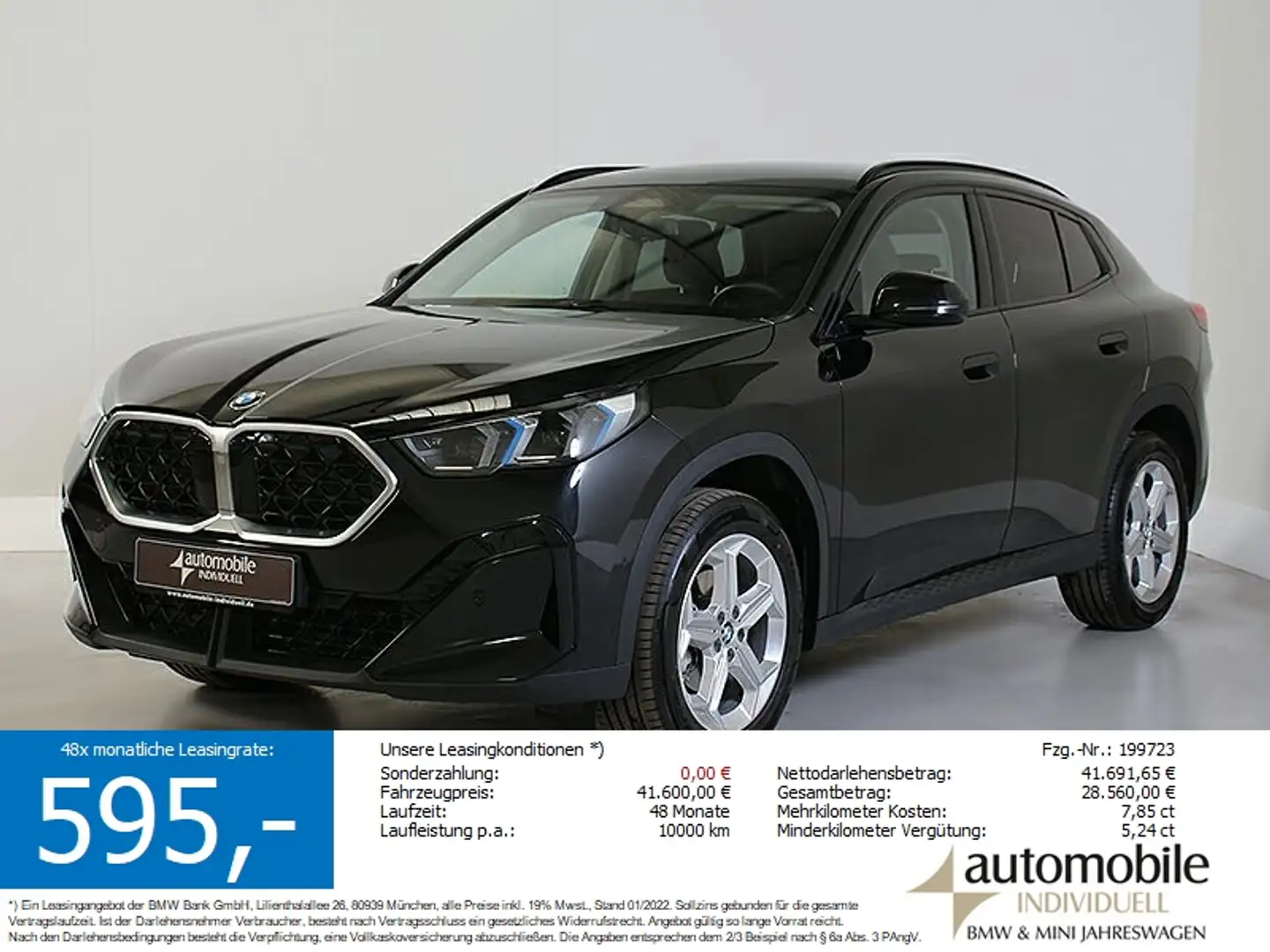 BMW X2 sDr. 18d DKG LED Widescreen Panorama Lenkradh Schwarz - 1