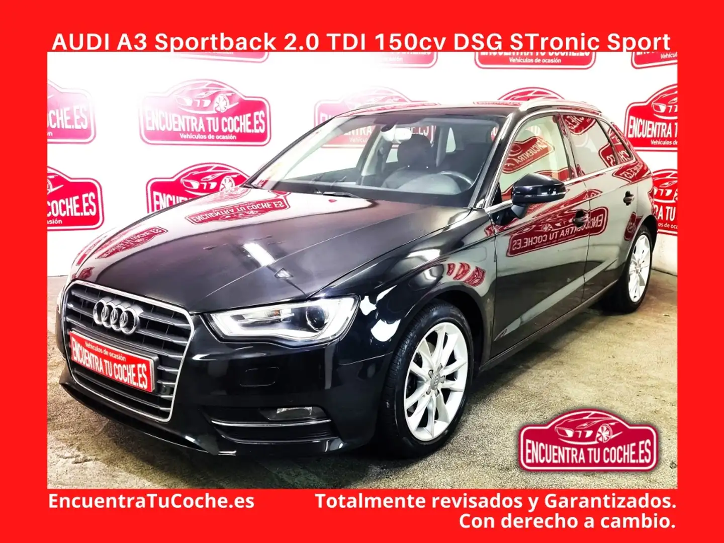 Audi A3 Sportback 2.0TDI Ambiente EEL S-T 150 Noir - 1