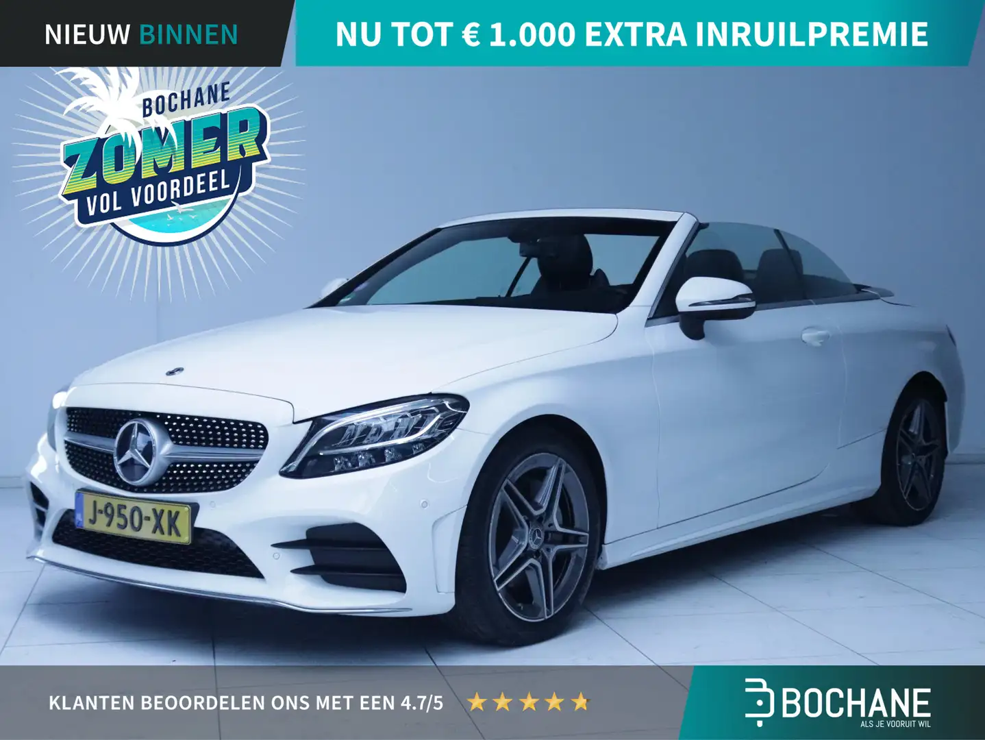 Mercedes-Benz C 200 Cabrio Premium Pack AMG-Line Blanco - 1