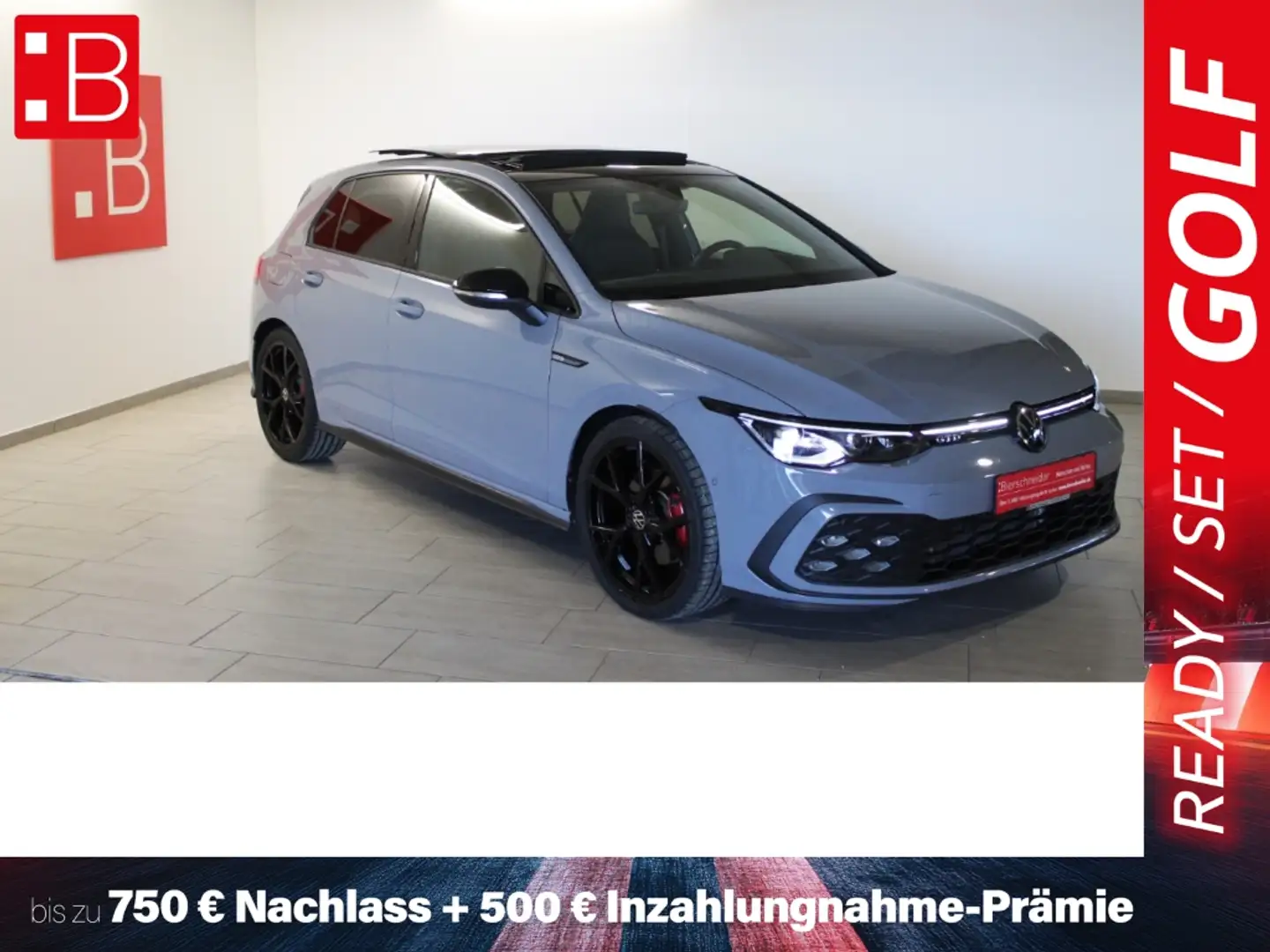 Volkswagen Golf 8 2.0 TDI DSG GTD Black Style 19 AHK MATRIX H/K Hu Gris - 1