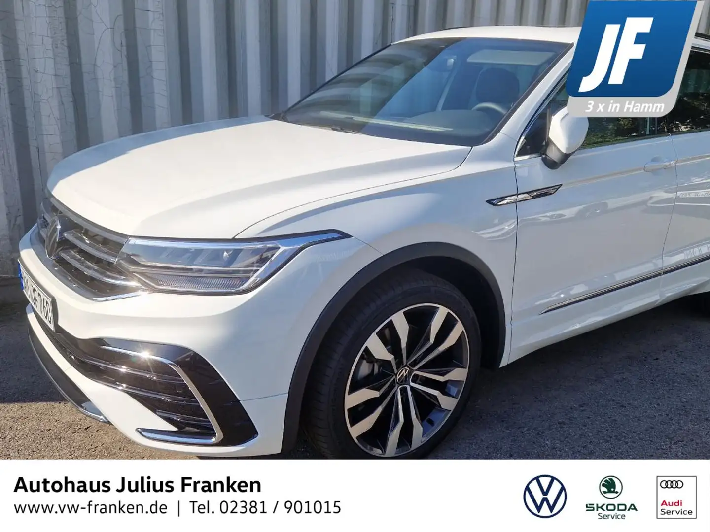 Volkswagen Tiguan R-Line TSI DSG 4M Pano Navi 20Z DCC eKlappe Blanco - 1