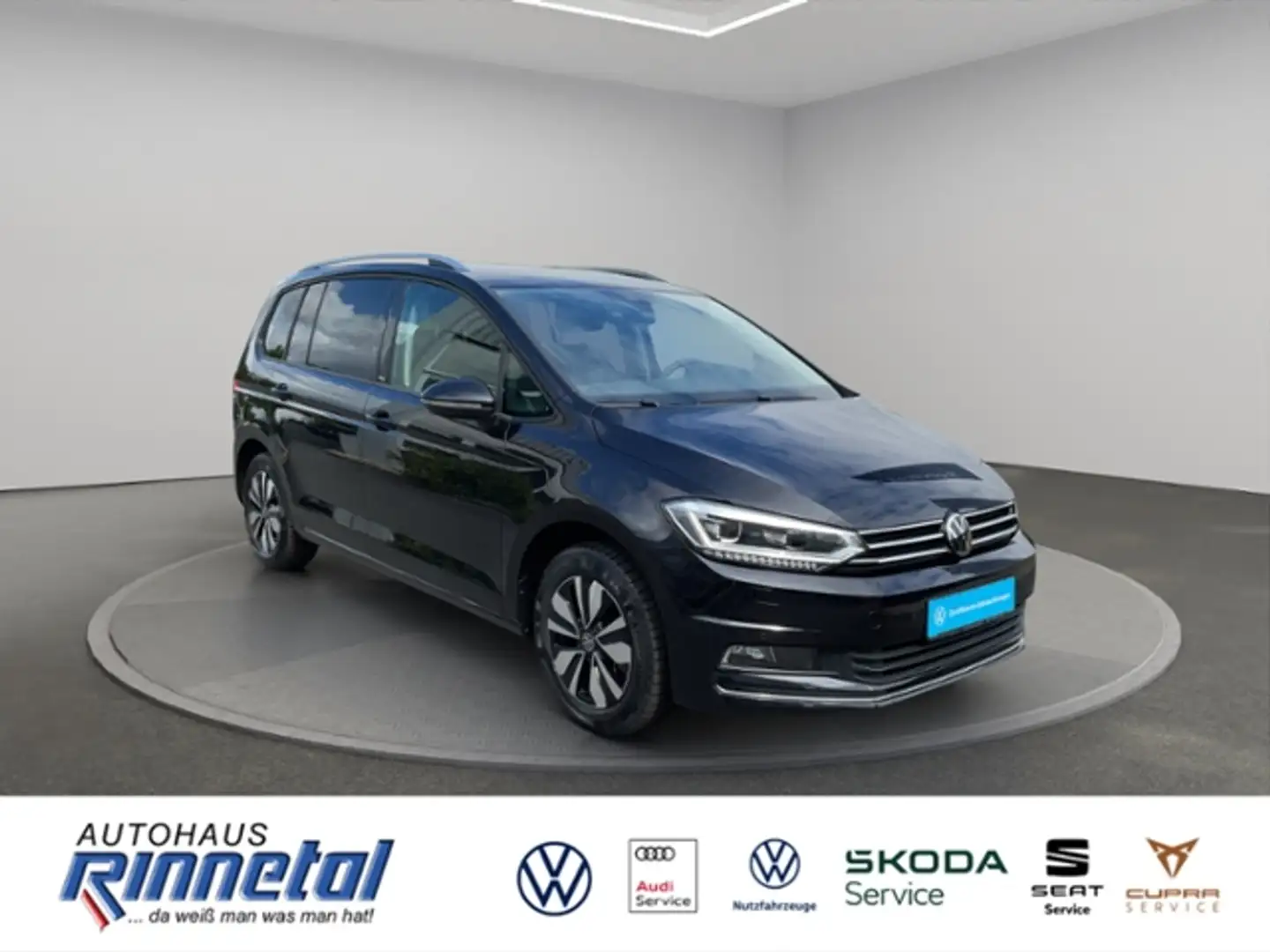 Volkswagen Touran 1.5 TSI Move IQ.LIGHT+NAVI+KAMERA+DIGI COCK+KLIMA Schwarz - 2