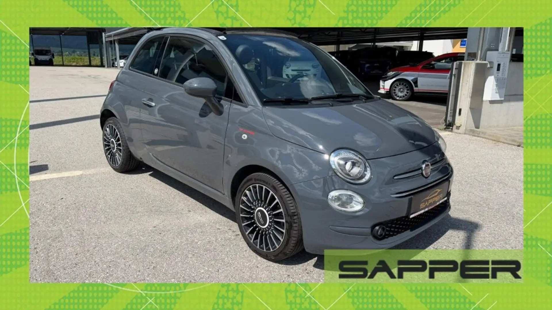 Fiat 500C FireFly Hybrid 70 Launch Edition Grau - 1