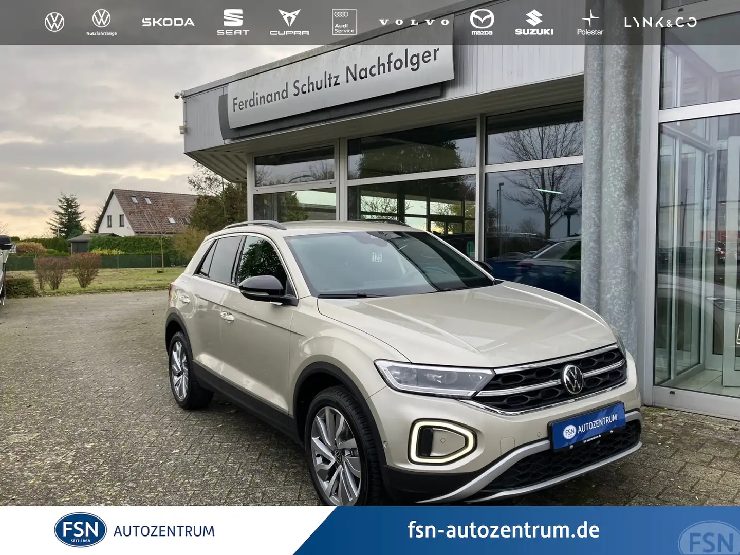 Volkswagen T-Roc 1.5 TSI Move DSG AHK IQ ACC NAVI Silber - 1
