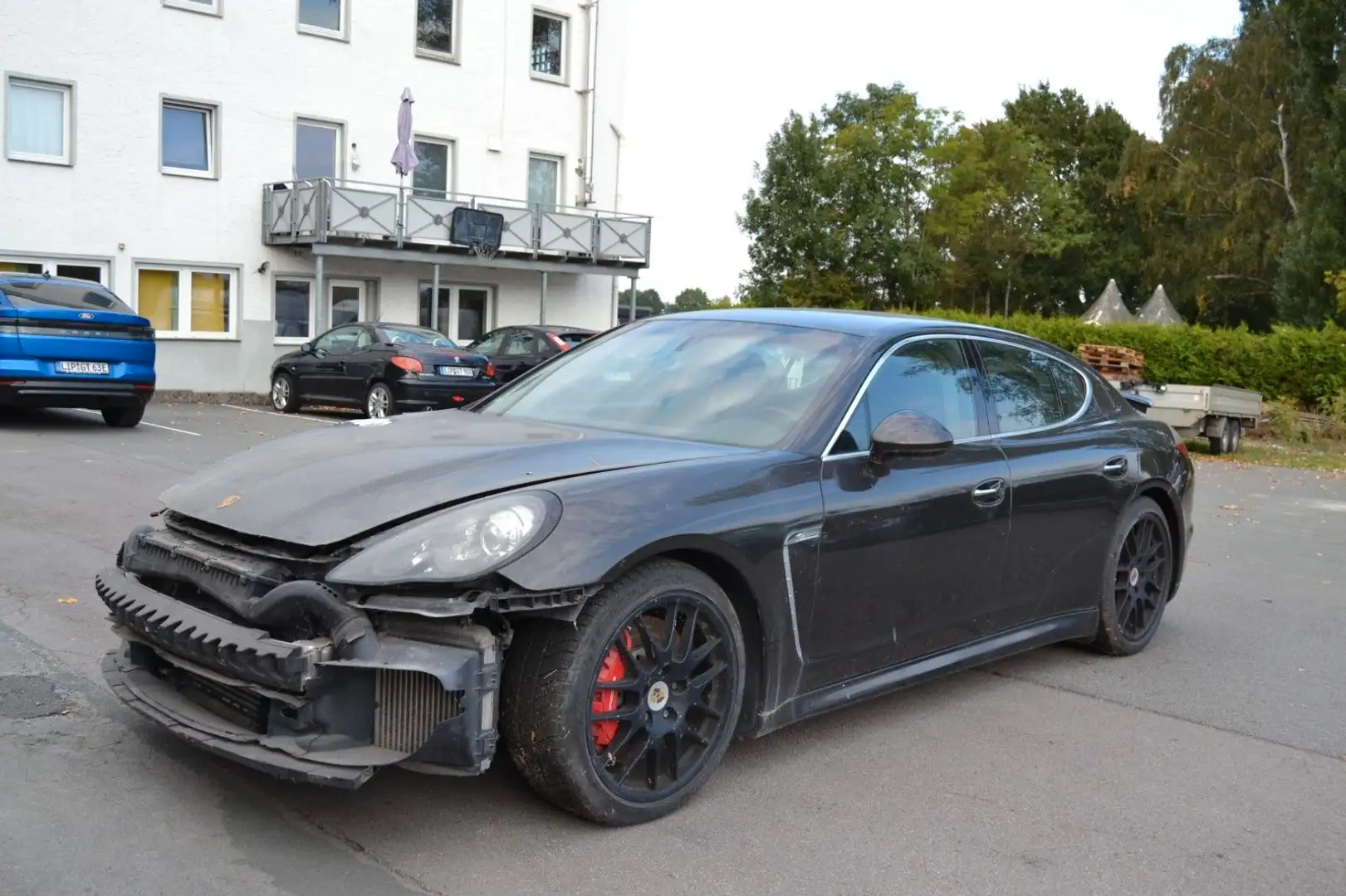 Porsche Panamera Turbo*Schaden*Beschreibung lesen* Grau - 1