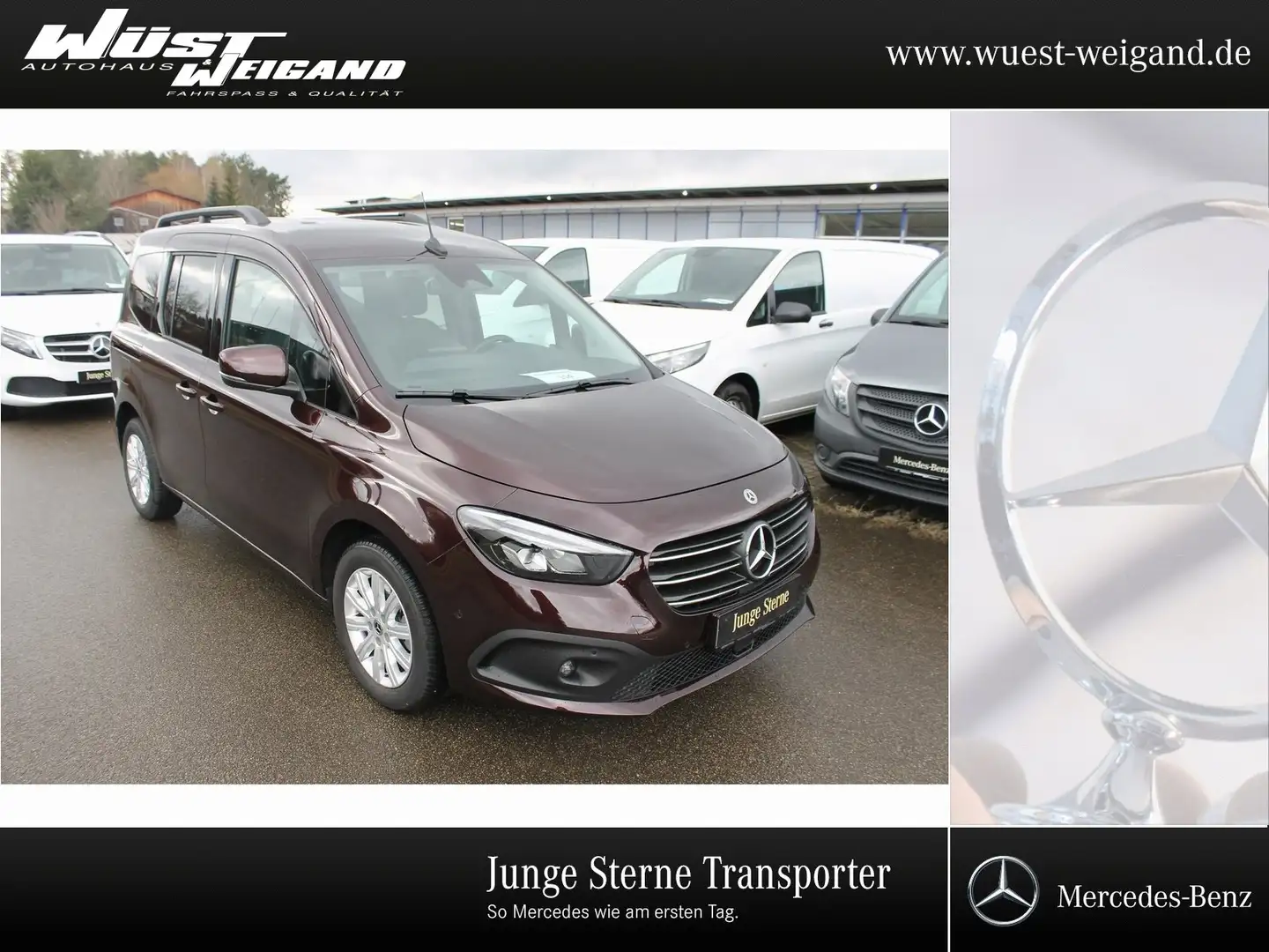 Mercedes-Benz Sonstige T 180 d PROGRESSIVE+AHK+Klima+Navi+Kamera+ Rot - 1