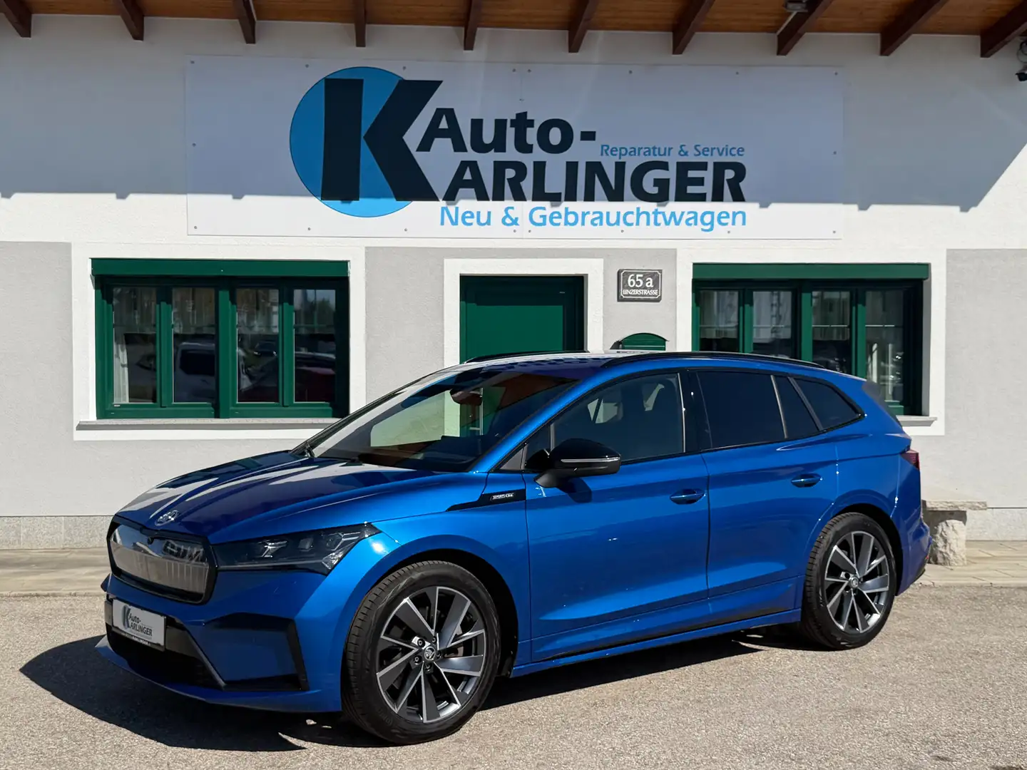 Skoda Enyaq iV 85x 82kWh Sportline **ALLRAD** Blau - 2