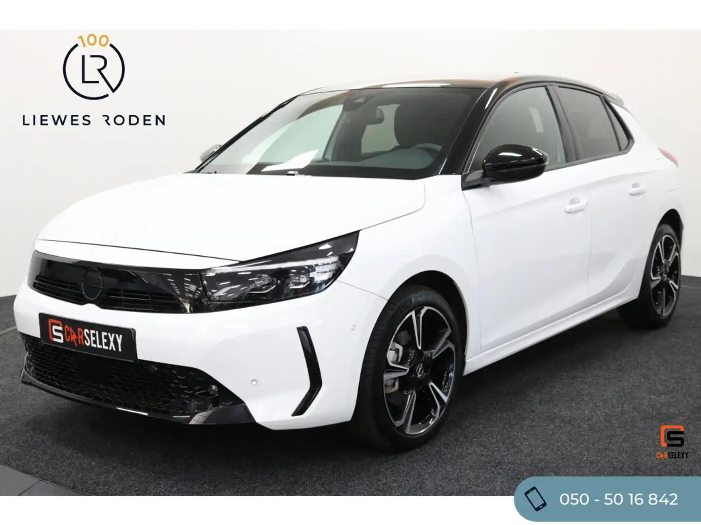 Opel Corsa 1.2 Turbo Hybrid MHEV GS (Automaat) Weiß - 1