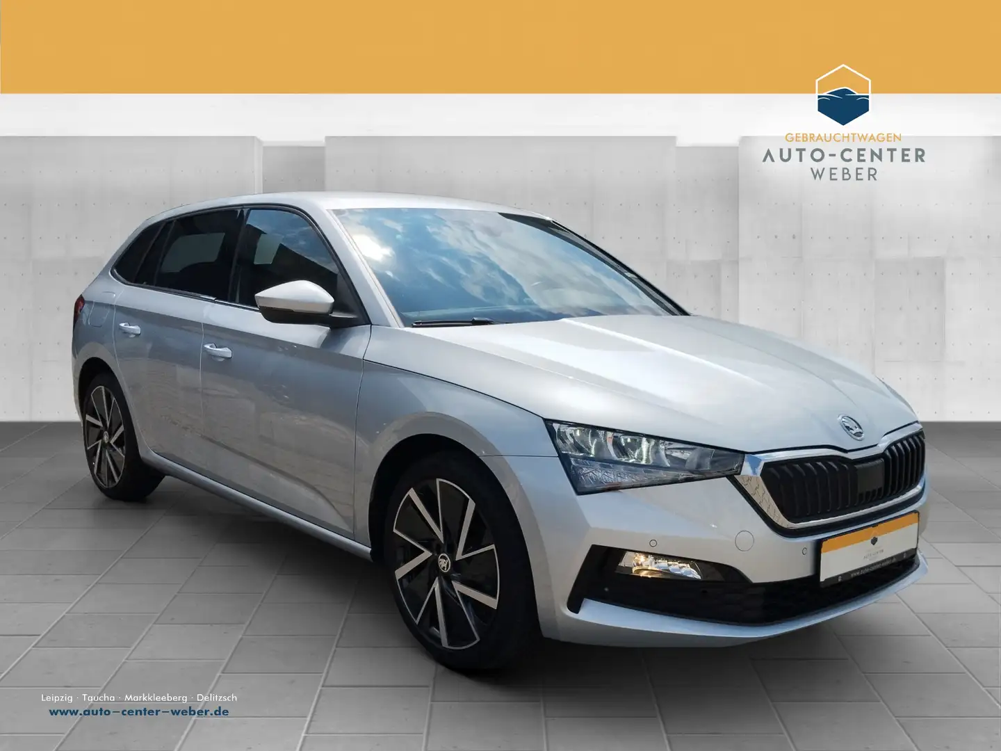 Skoda Scala 1.5 TSI Ambition DSG AUT*Kam.*KeyLess*LED Zilver - 1