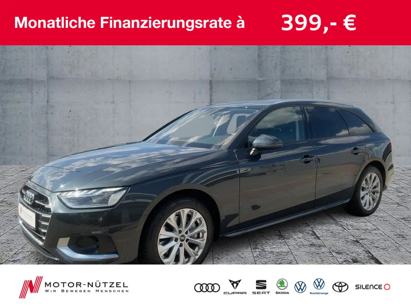 Audi A4 40 TDI S-TR ADVANCED 5j.GAR LED+NAVI Grigio - 1