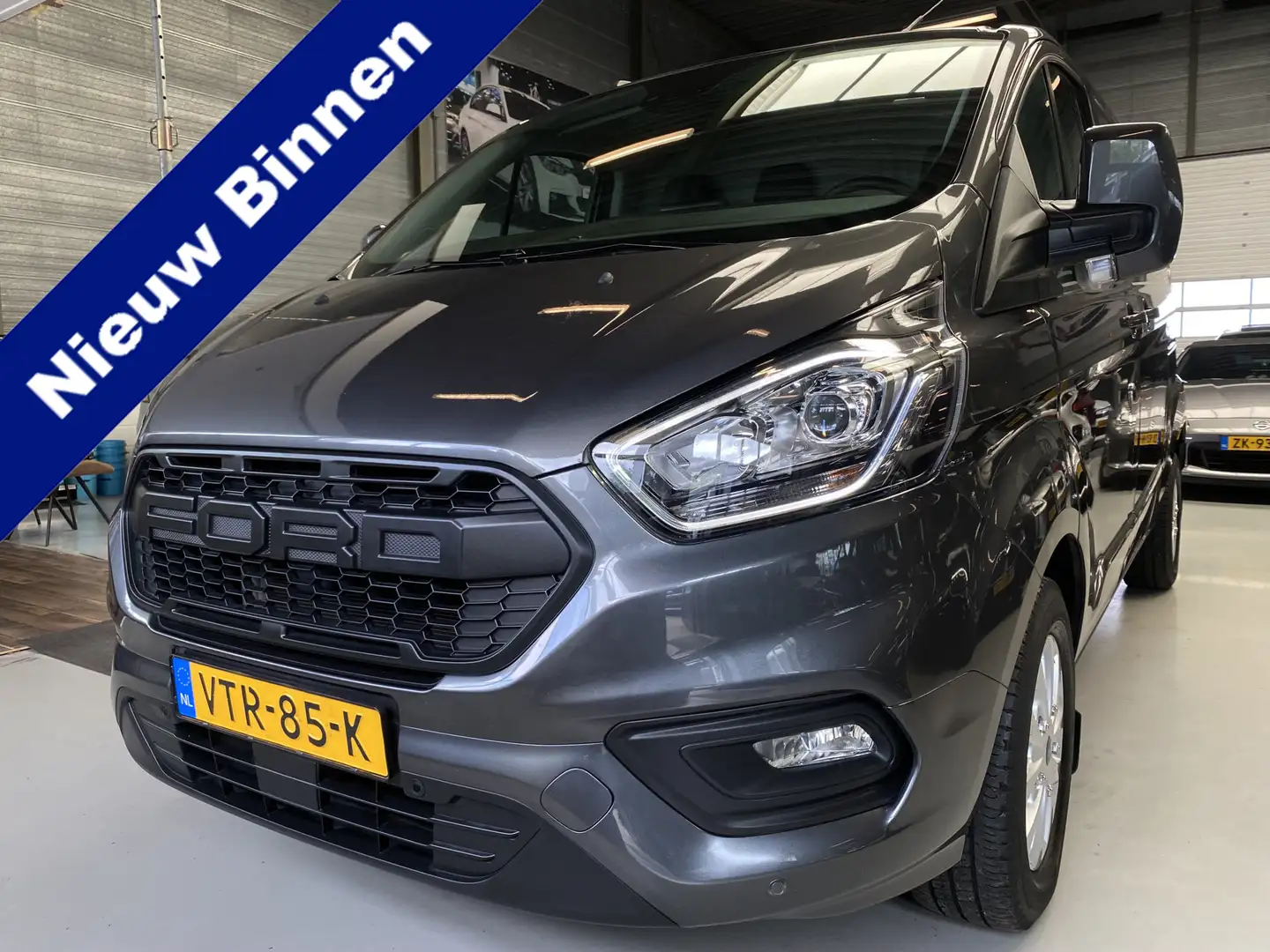 Ford Transit Custom 340 2.0 TDCI L2H1 Limited Camera, Cruise, Dubbele Grijs - 1