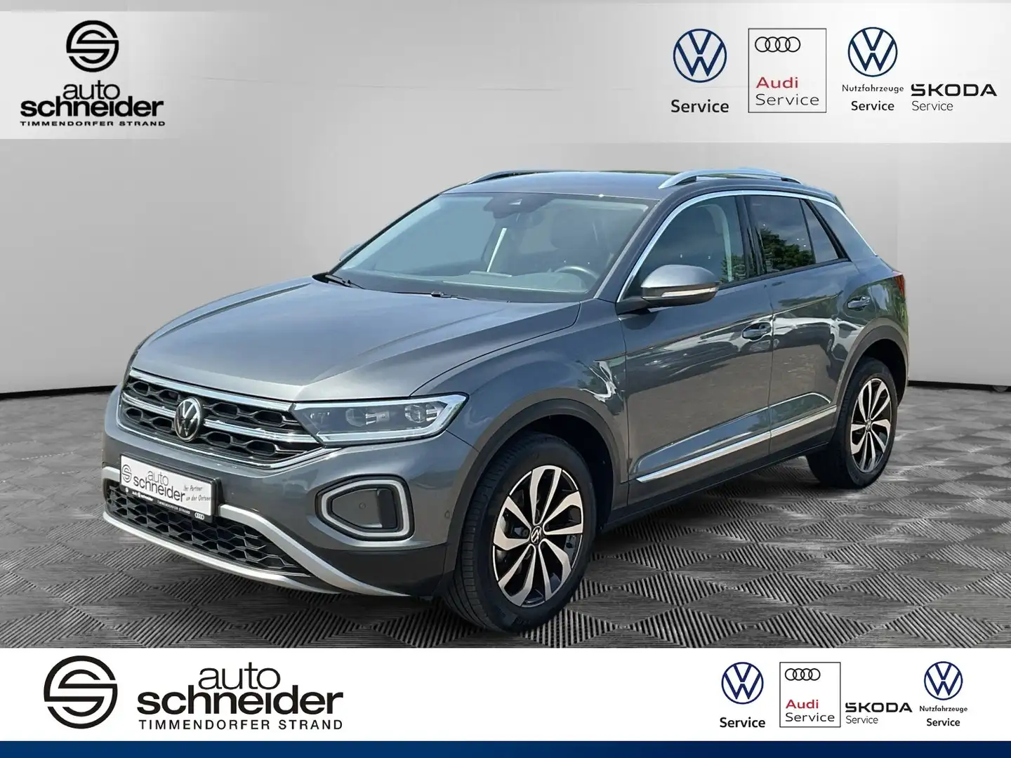 Volkswagen T-Roc T-Roc 1.5 TSI DSG Style LED-Plus ACC APP RFK Klima Grau - 1