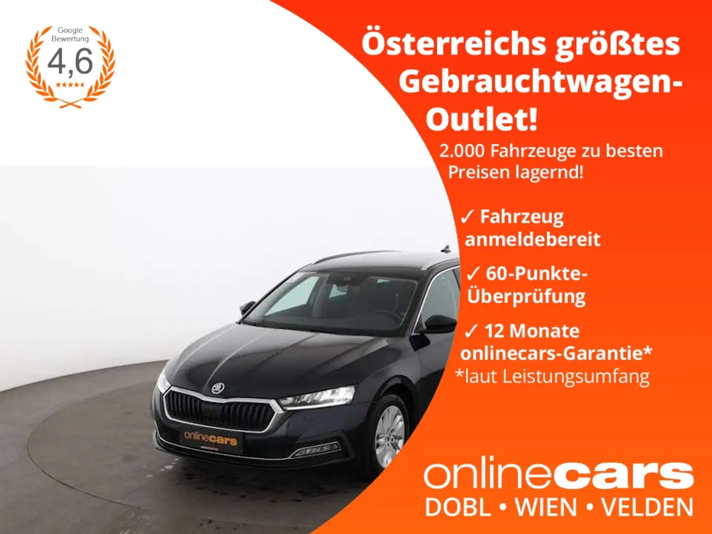 Skoda Octavia Combi 2.0 TDI Ambition LED NAVI SITZHZG Schwarz - 1