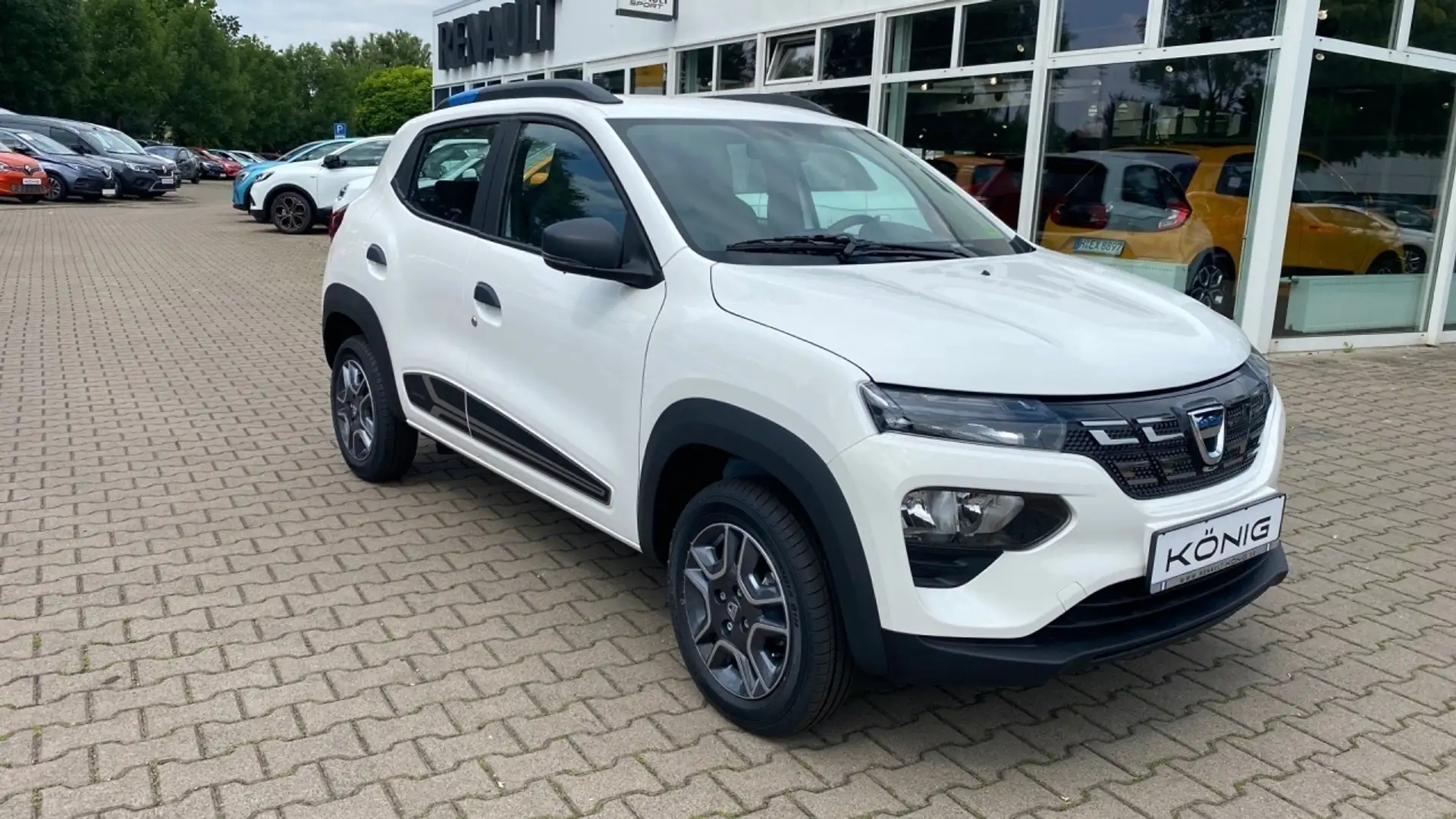 Dacia Spring Business Automatik Klima*Navi*Rückfahrcam Bianco - 2