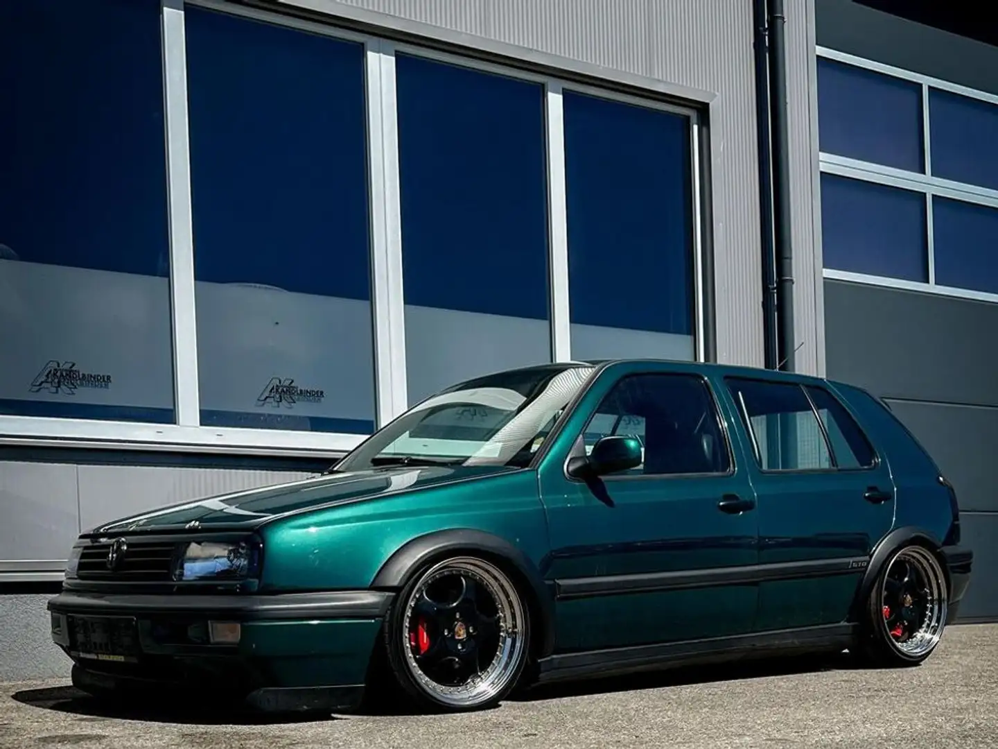 Volkswagen Golf Power TDI ''Airlift'' ''Porsche'' ''Wichers'' Grün - 1