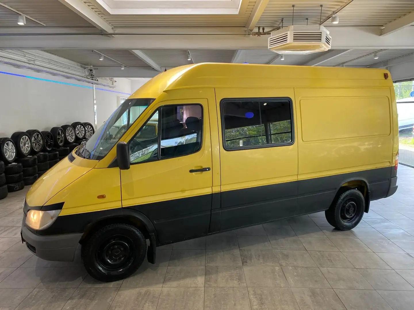 Mercedes-Benz Sprinter 316 CDI Mixto Hoch+Lang *Klima* Jaune - 1