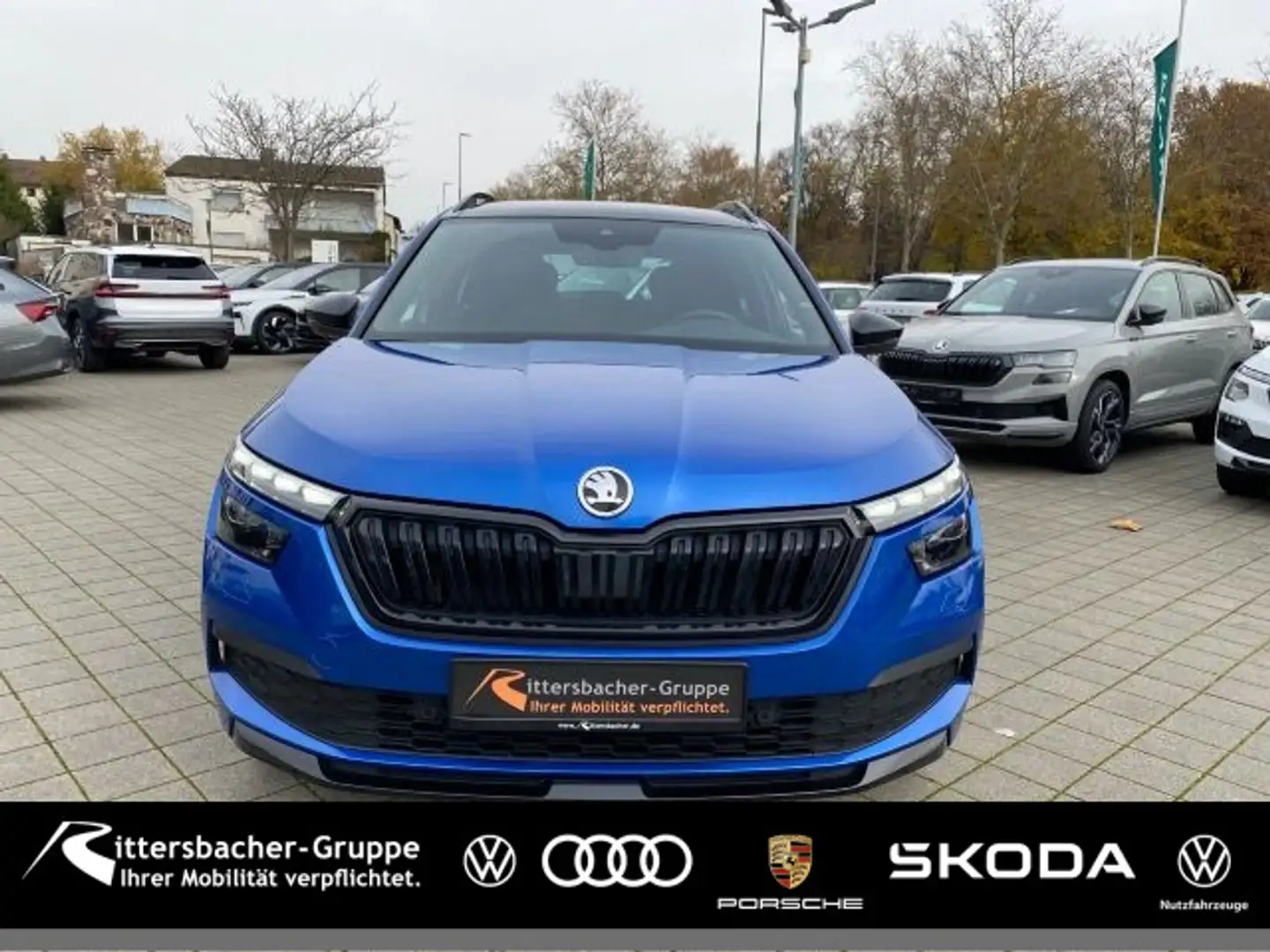 Skoda Kamiq 1.0 TSI 81kW Monte Carlo Rückfahrk.Sitzhzg Blau - 1
