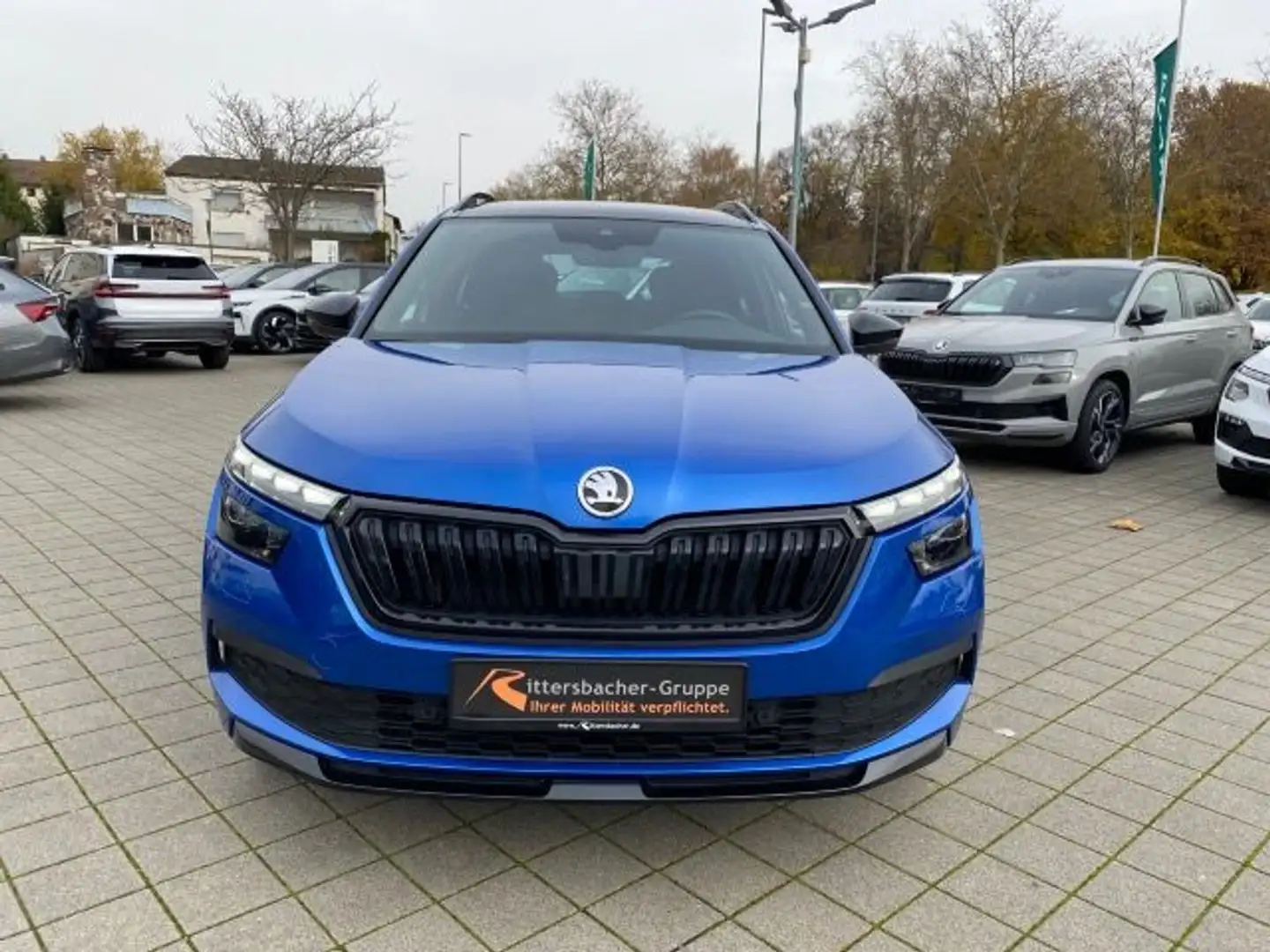 Skoda Kamiq 1.0 TSI 81kW Monte Carlo Rückfahrk.Sitzhzg Blau - 2