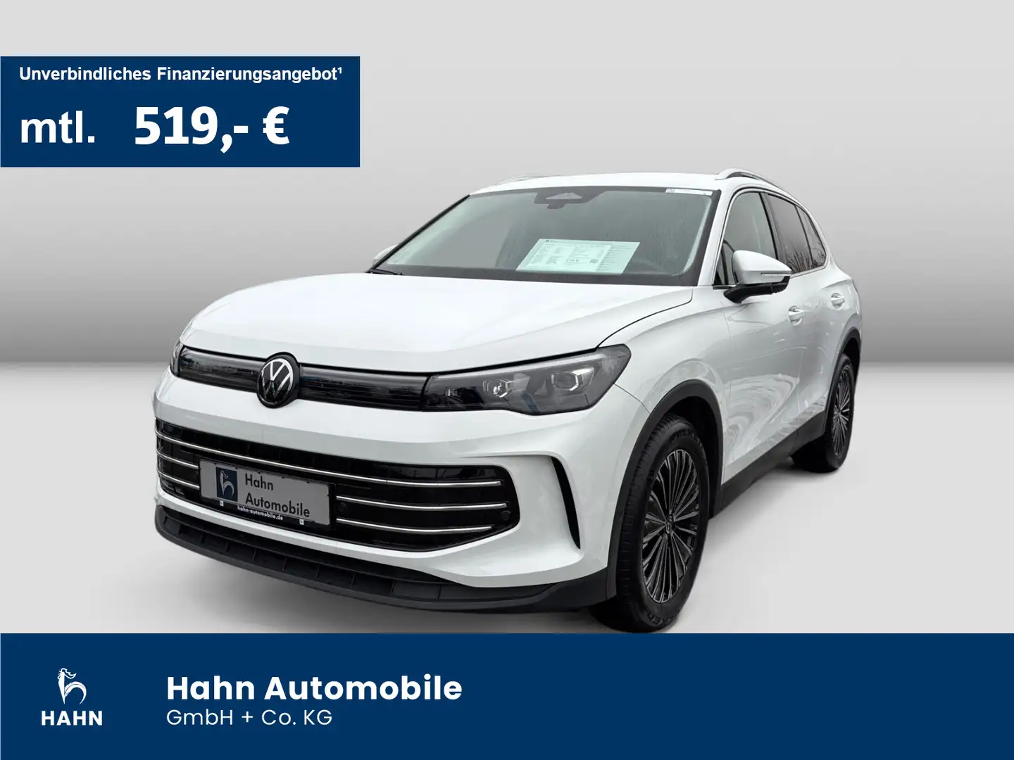 Volkswagen Tiguan 2.0 TDI DSG Elegance Navi AHK CAM LED HuD Weiß - 1