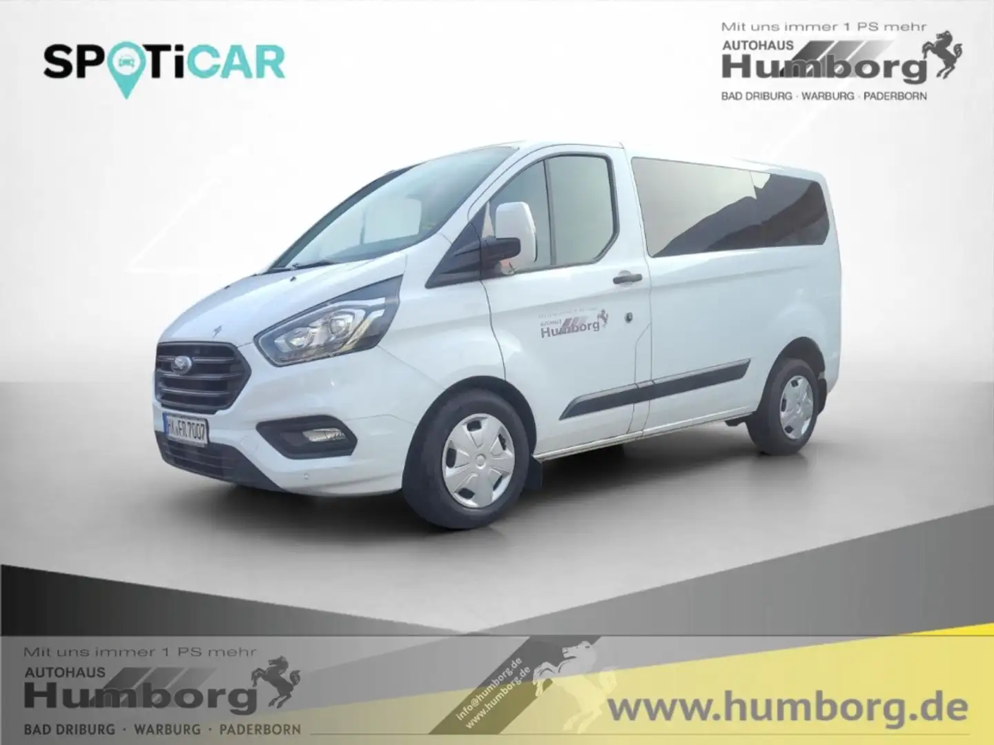 Ford Transit Custom 9 Sitzer 2.0 TDCi Navi Kurvenlicht Klimaautom Blanc - 1