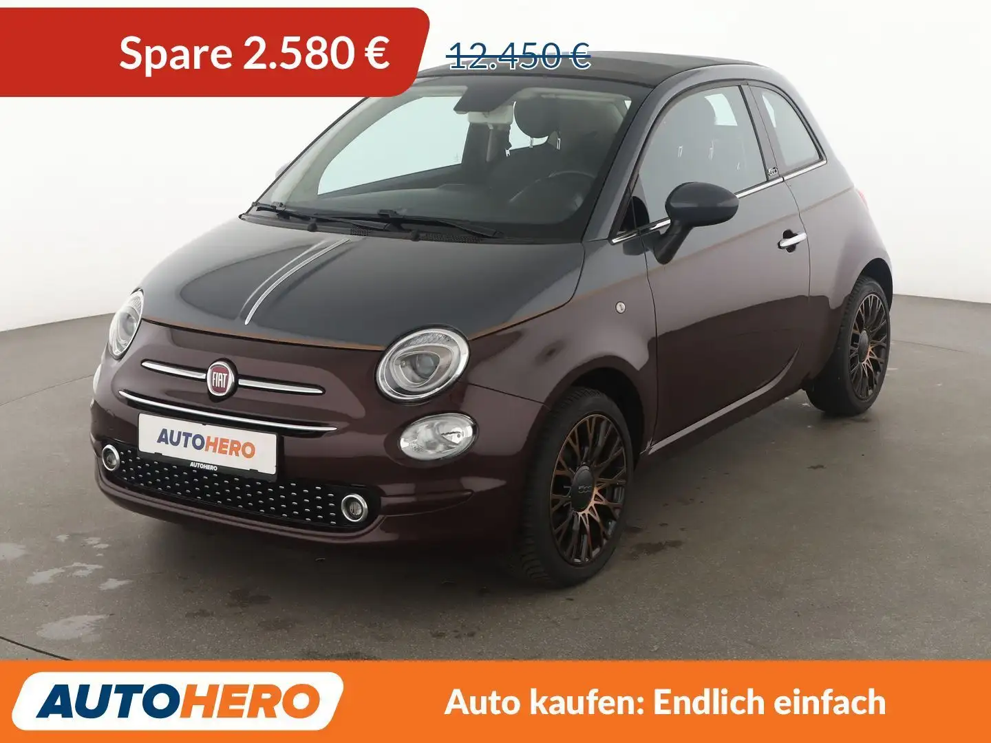 Fiat 500C 1.2 Collezione*NAVI*TEMPO*PDC*KLIMA*GARANTIE Rot - 1