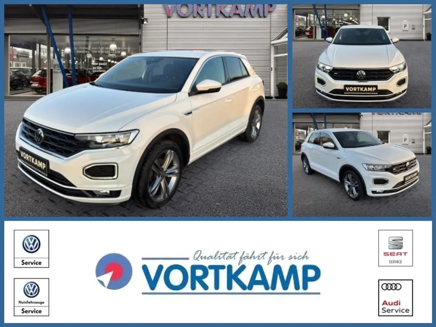 Volkswagen T-Roc Sport R-Line Kamera/LED/DigitalPro Weiß - 1