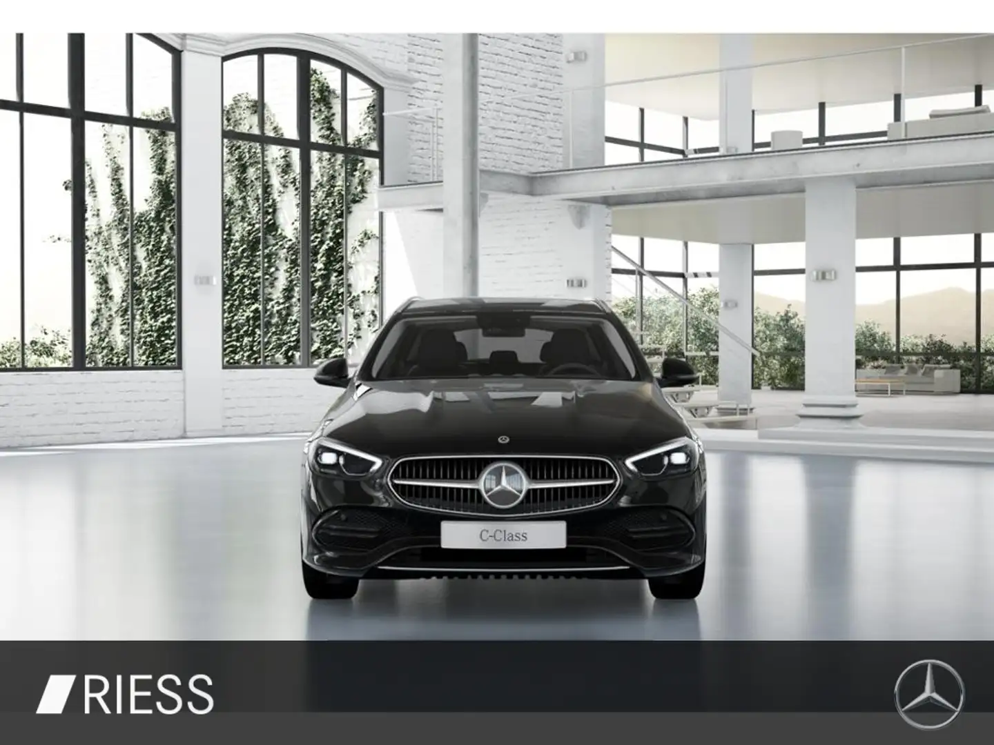 Mercedes-Benz C 220 d T-Modell Distr Kam Memo Ambi LED Czarny - 2