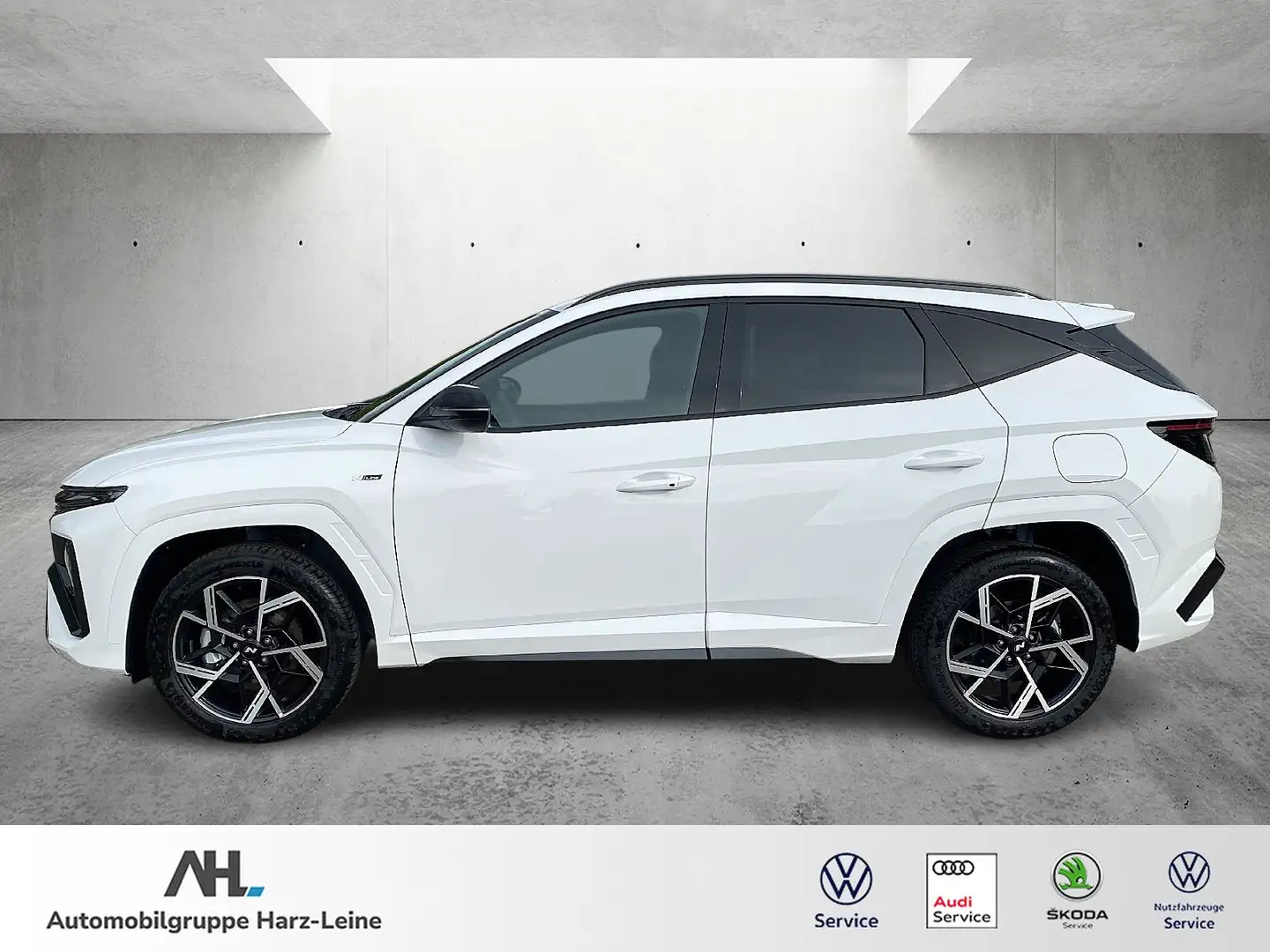 Hyundai TUCSON 1.6 T-GDI "N-Line" 2WD DSG/NAVI/LED/RFK Blanc - 2