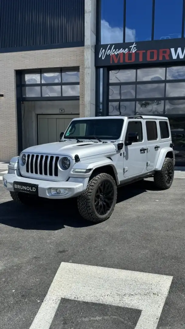 Jeep Wrangler Unlimited 2.0 4xe Sahara 8ATX Argent - 1