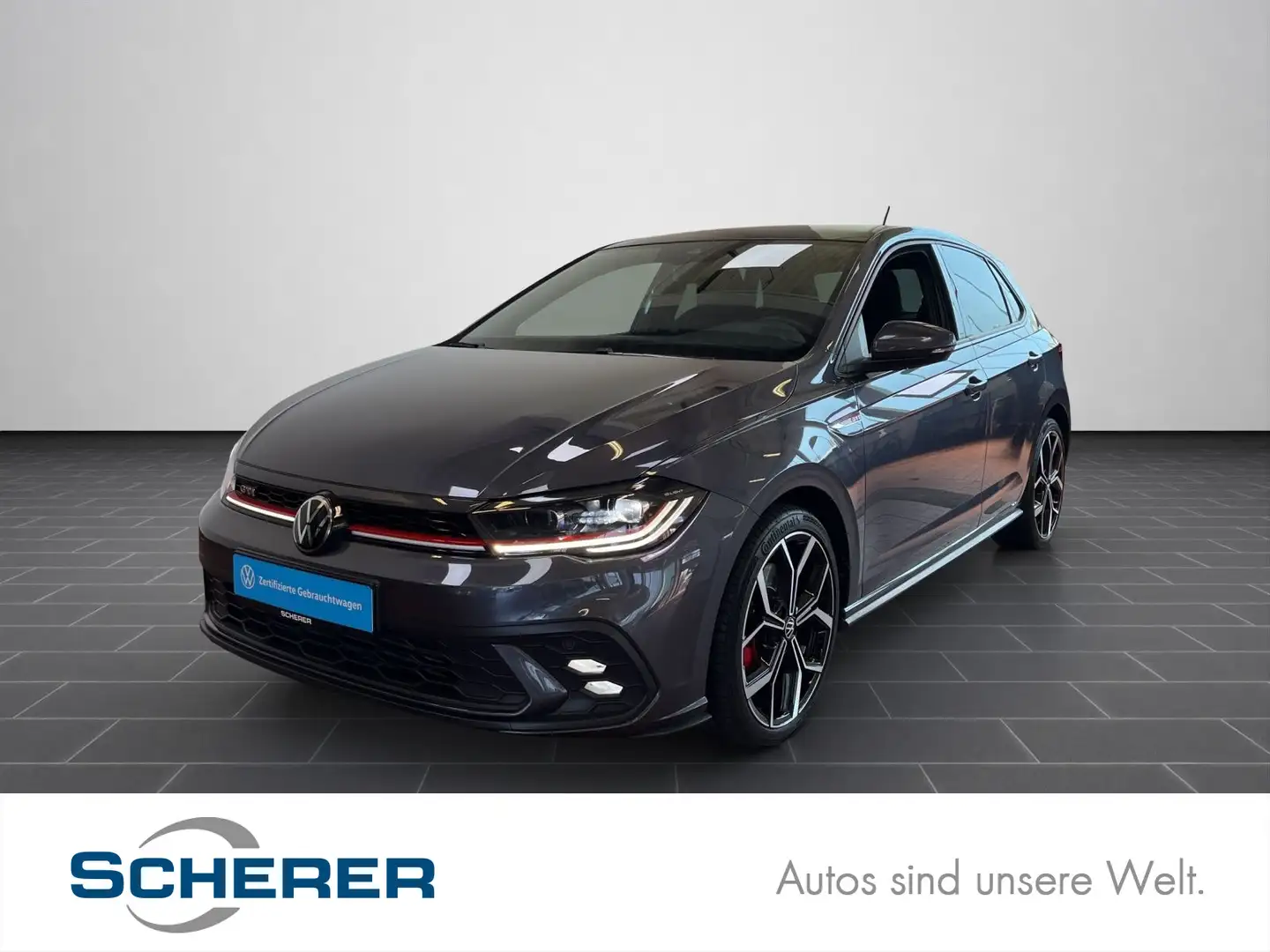Volkswagen Polo GTI 2.0 TSI DSG Mtrx,Pano,Navi Grijs - 1