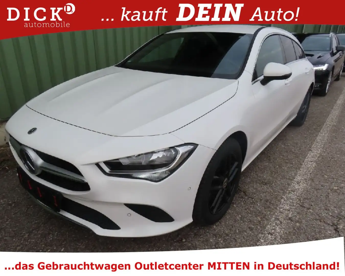 Mercedes-Benz CLA 180 d SB Aut. AHK/VIRTU/NAVI/DAB/PDC+/TEMP Weiß - 1