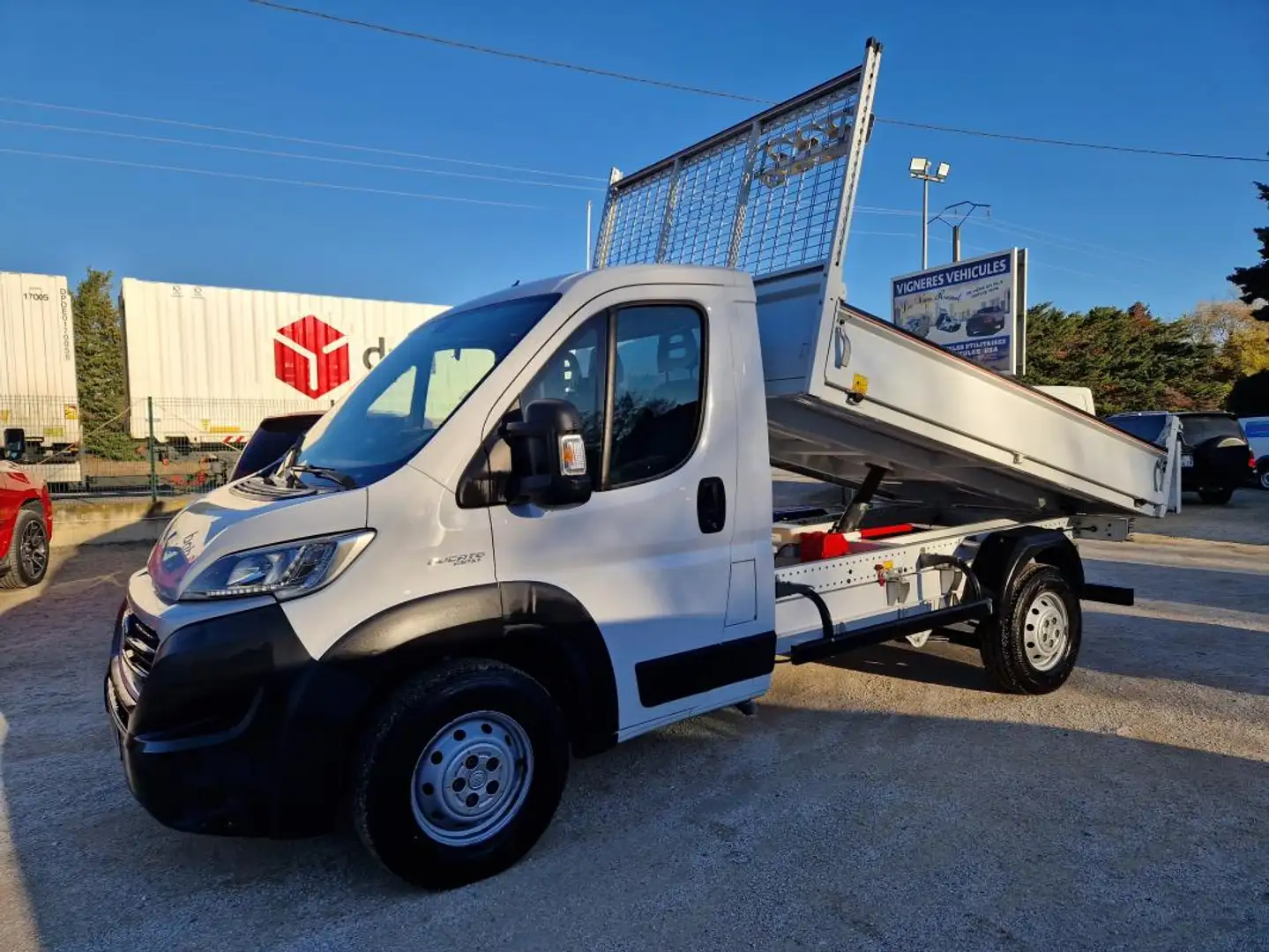 Fiat Ducato Benne basculante Maxi 35 M 23 Multijet 130 Pack Pr Blanc - 1