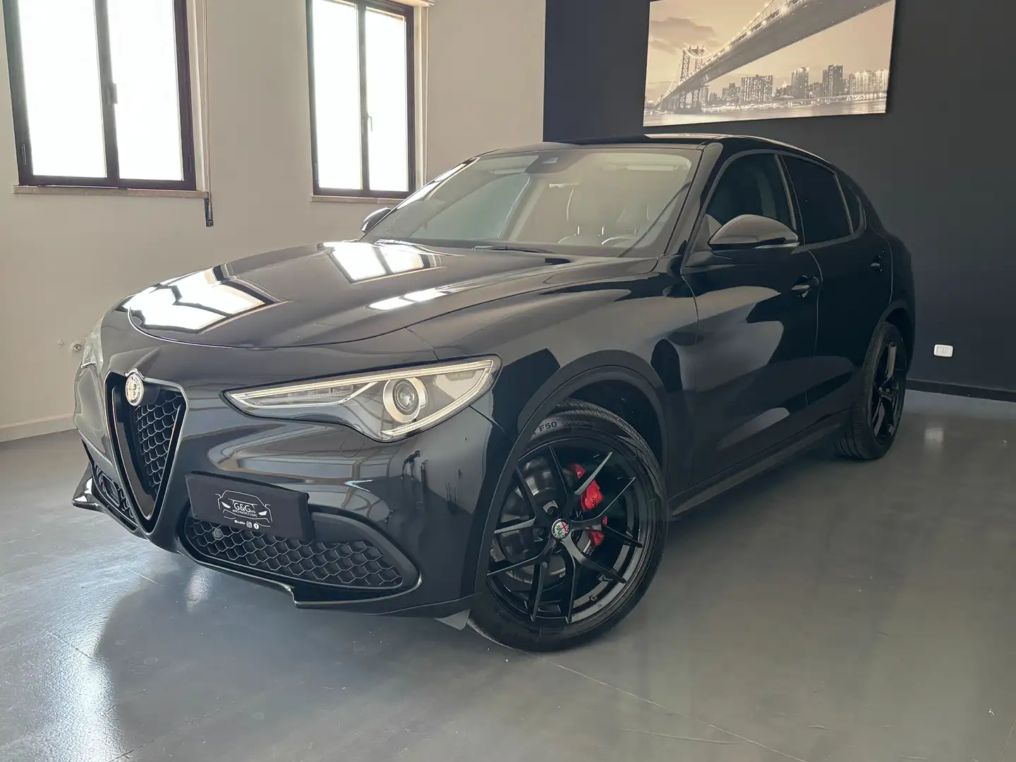 Alfa Romeo Stelvio Stelvio 2.2 TD Q4 190cv auto my21 Total Black Nero - 1