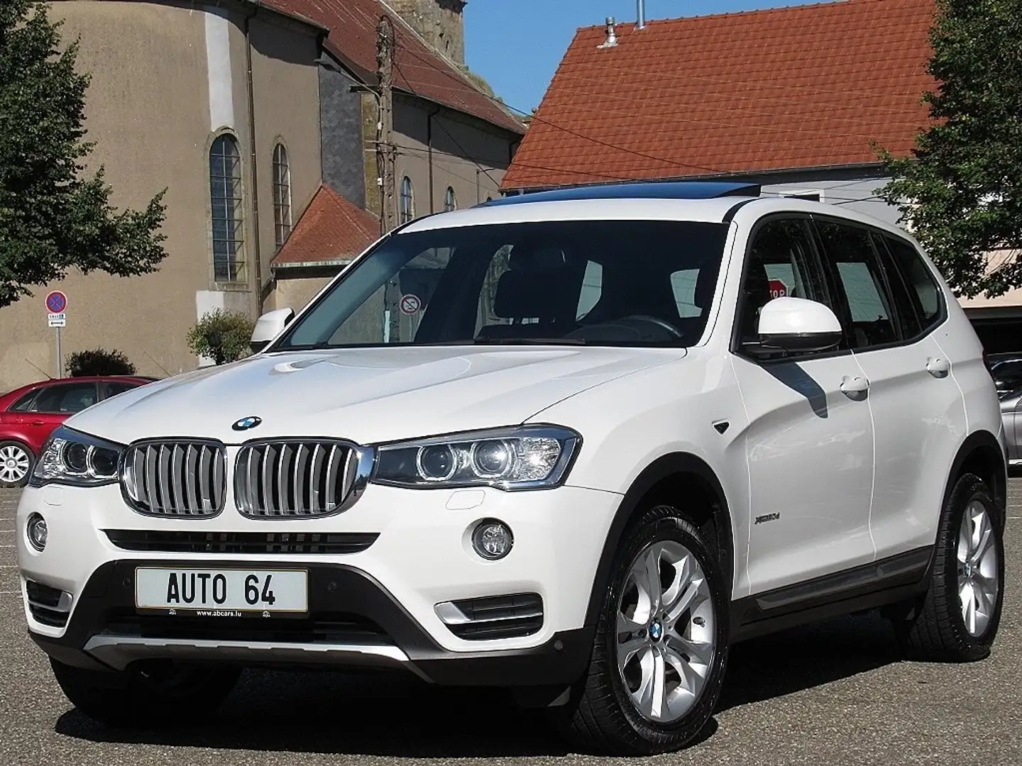 BMW X3 20d xDrive X-Line BVA 128000km 1ère Main Blanco - 1