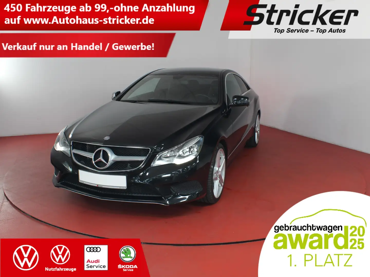 Mercedes-Benz E 250 Coupé AMG-Line TÜV bis 07/2026 Harman Kardon Schwarz - 1