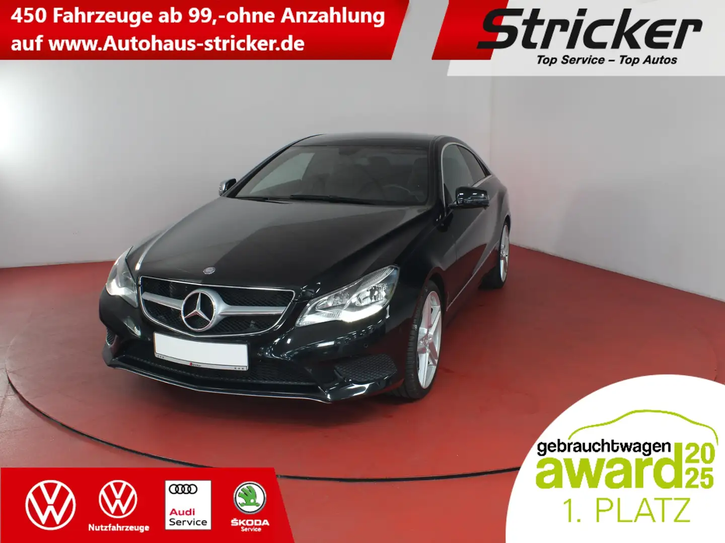 Mercedes-Benz E 250 Coupé AMG-Line TÜV bis 07/2026 Harman Kardon Noir - 1