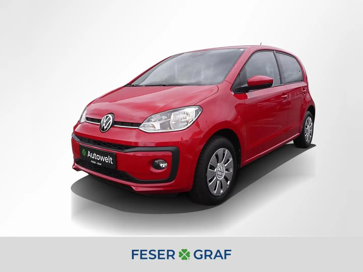 Volkswagen up! Move 1.0 MPI - DAB+,SHZ,KLIMA Rouge - 1