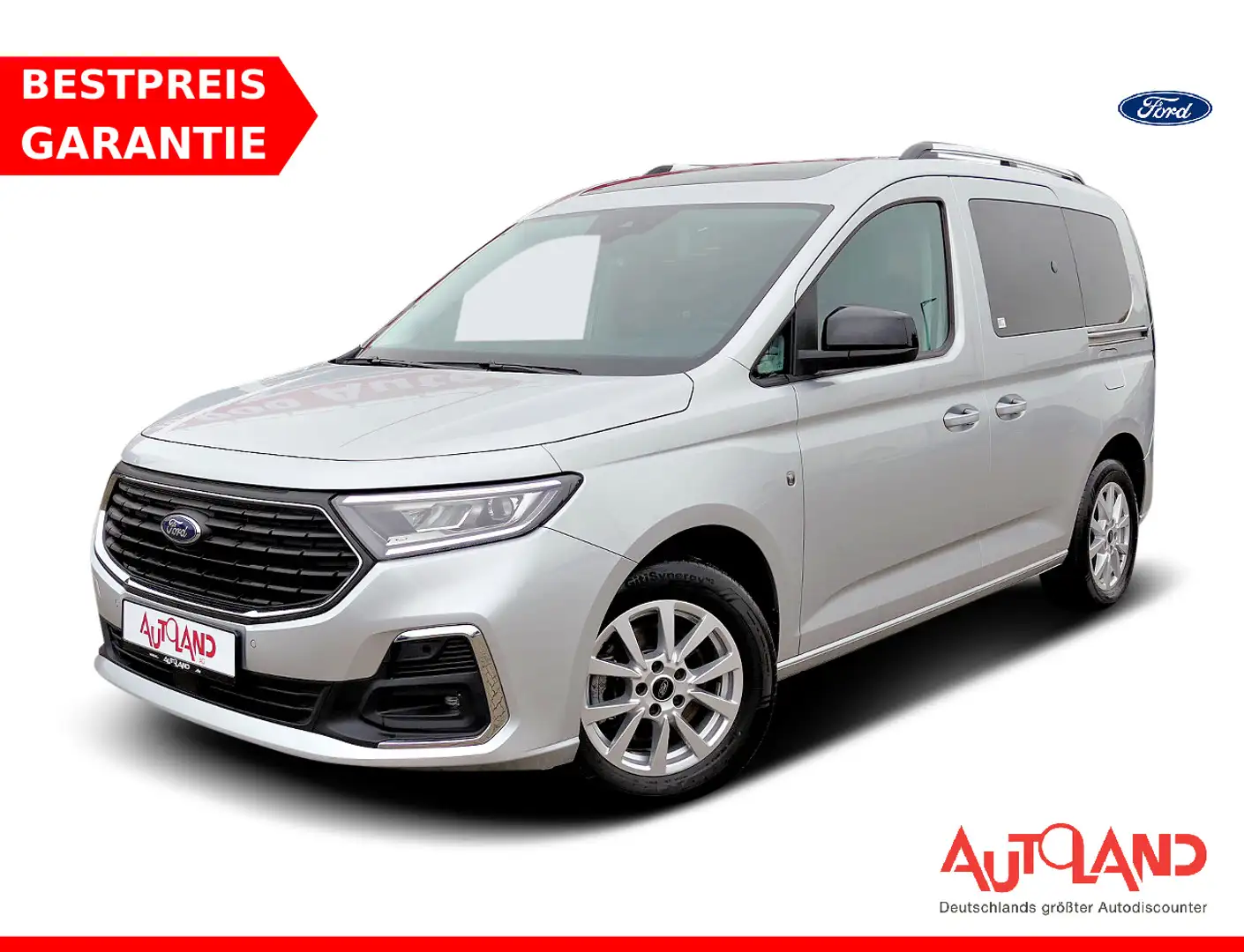 Ford Tourneo Connect 2.0 Titanium AWD LED Panorama Argent - 1