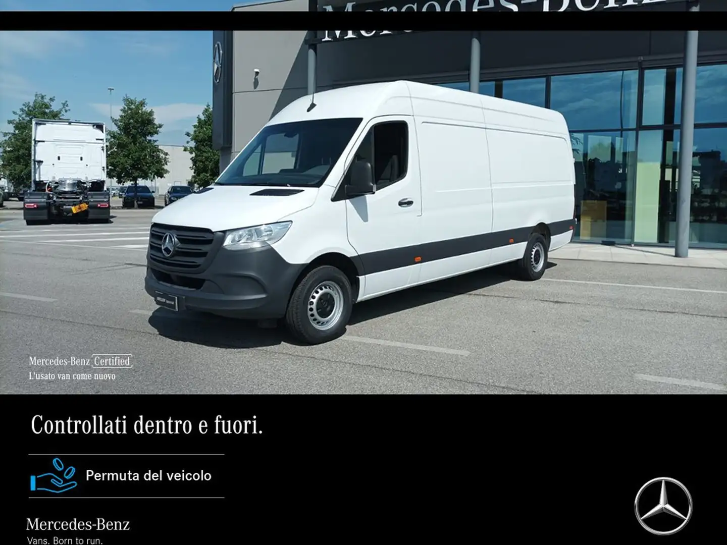 Mercedes-Benz Sprinter 314 2.1 cdi f 43/35 rwd tetto alto e6 Wit - 1