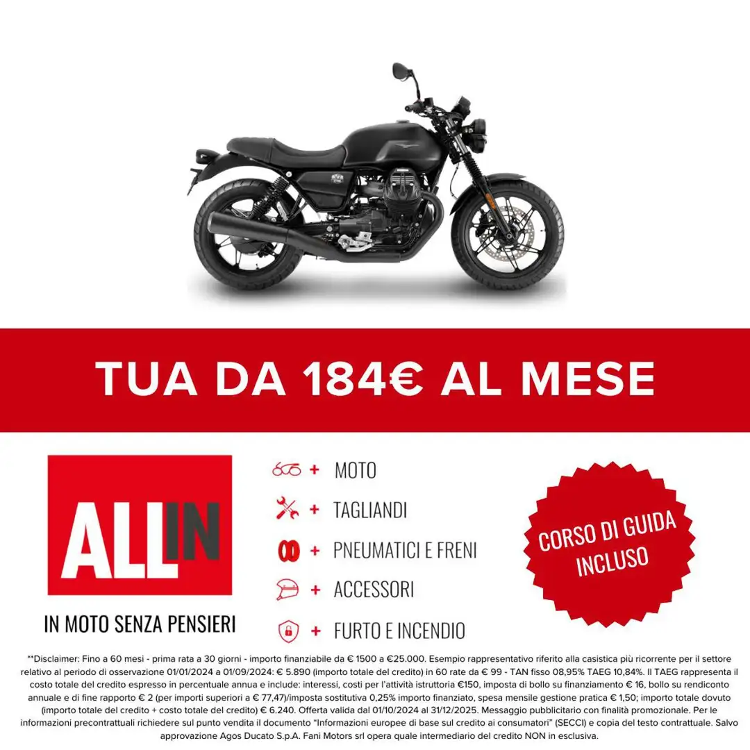Moto Guzzi V 7 STONE Czarny - 2