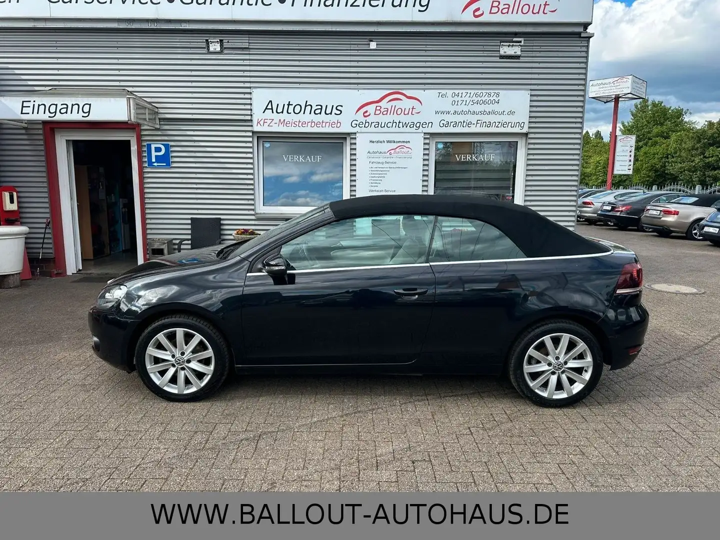 Volkswagen Golf VI Cabriolet*2.HAND*KLIMA*TEMPO*LEDER*SHZ* Schwarz - 1