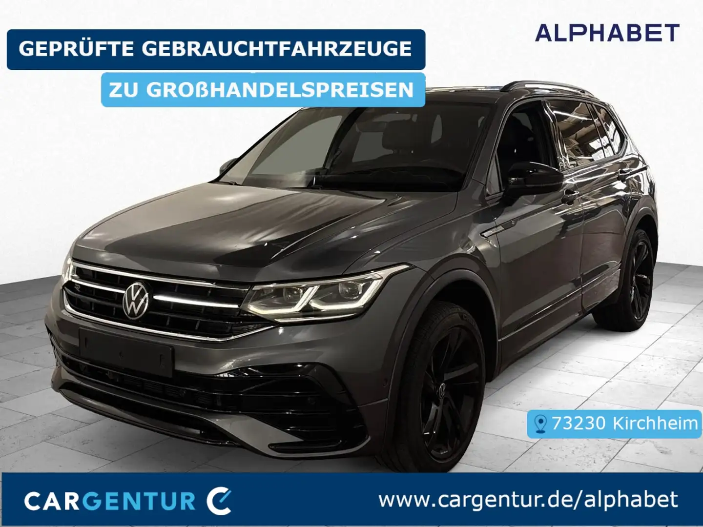 Volkswagen Tiguan Allspace 2.0 TDI R-Line 4Motion Matrix Grau - 1